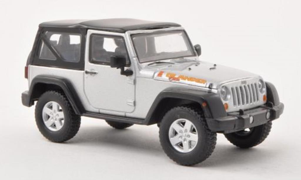 Jeep Wrangler 1/43 Greenlight Islander Edition grijs 2010 modelauto