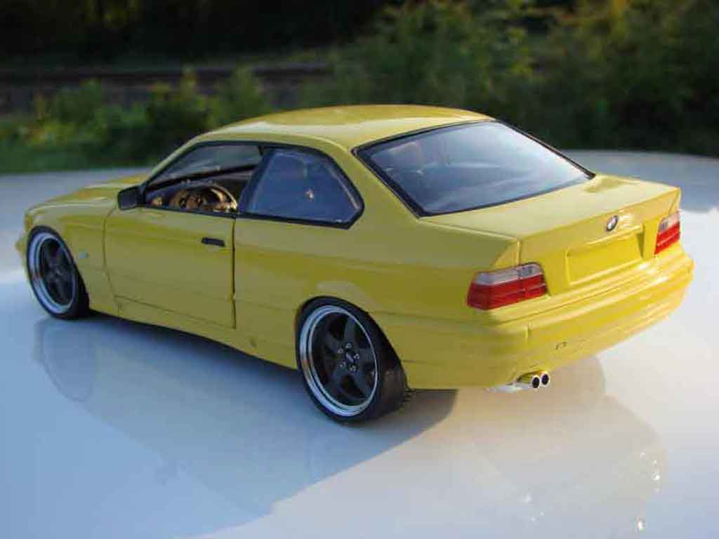 Bmw 325 kit m3 E36 e36 coupe geel kitee 1/18 Ut Models