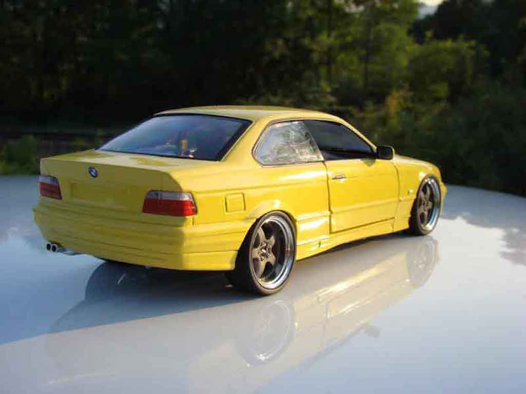 Bmw 325 kit m3 E36 e36 coupe geel kitee 1/18 Ut Models