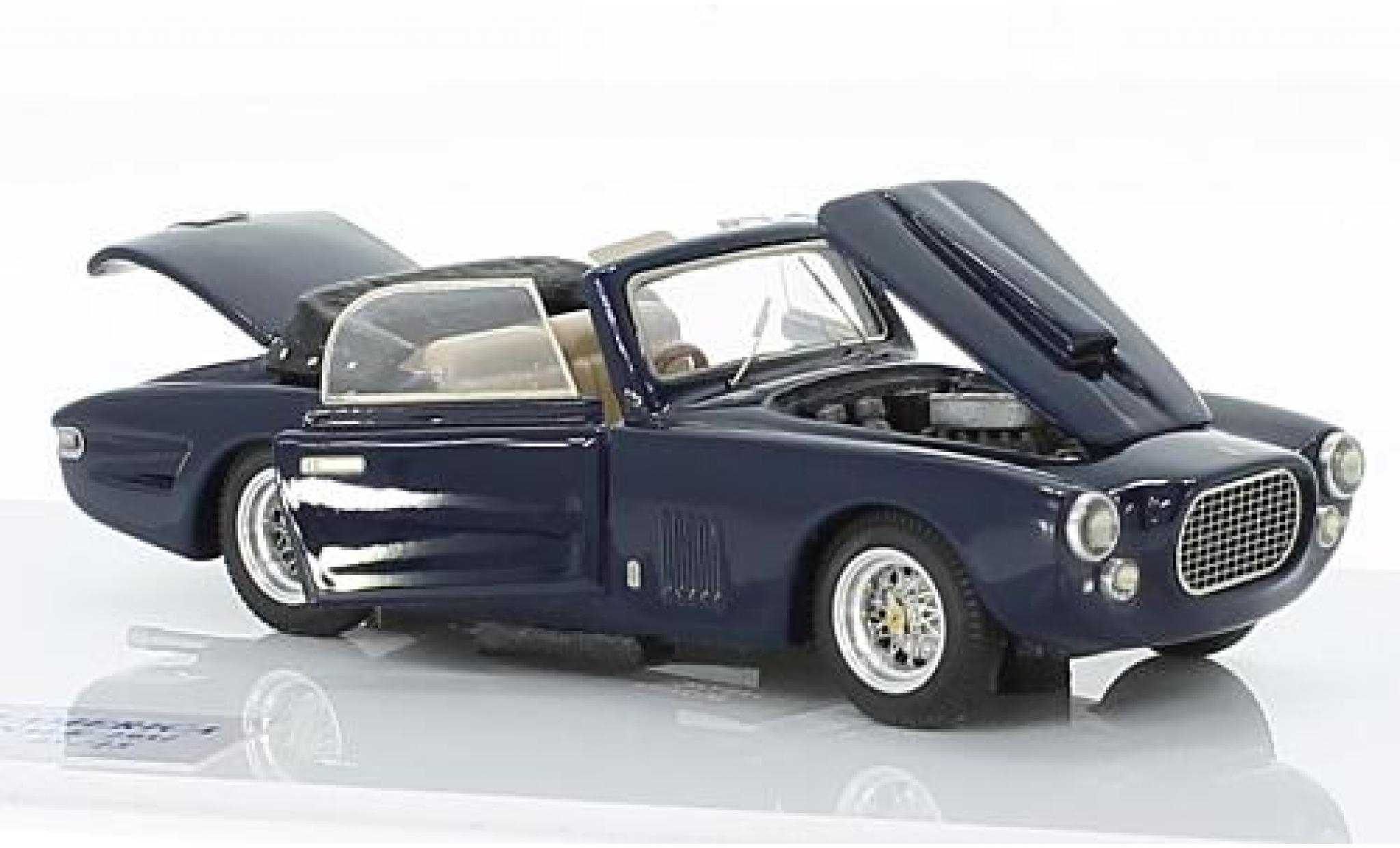 Ferrari 340 1/43 Jolly Model America cabriolet Vignale blauw fonc&eacute; RHD 1951 modelauto
