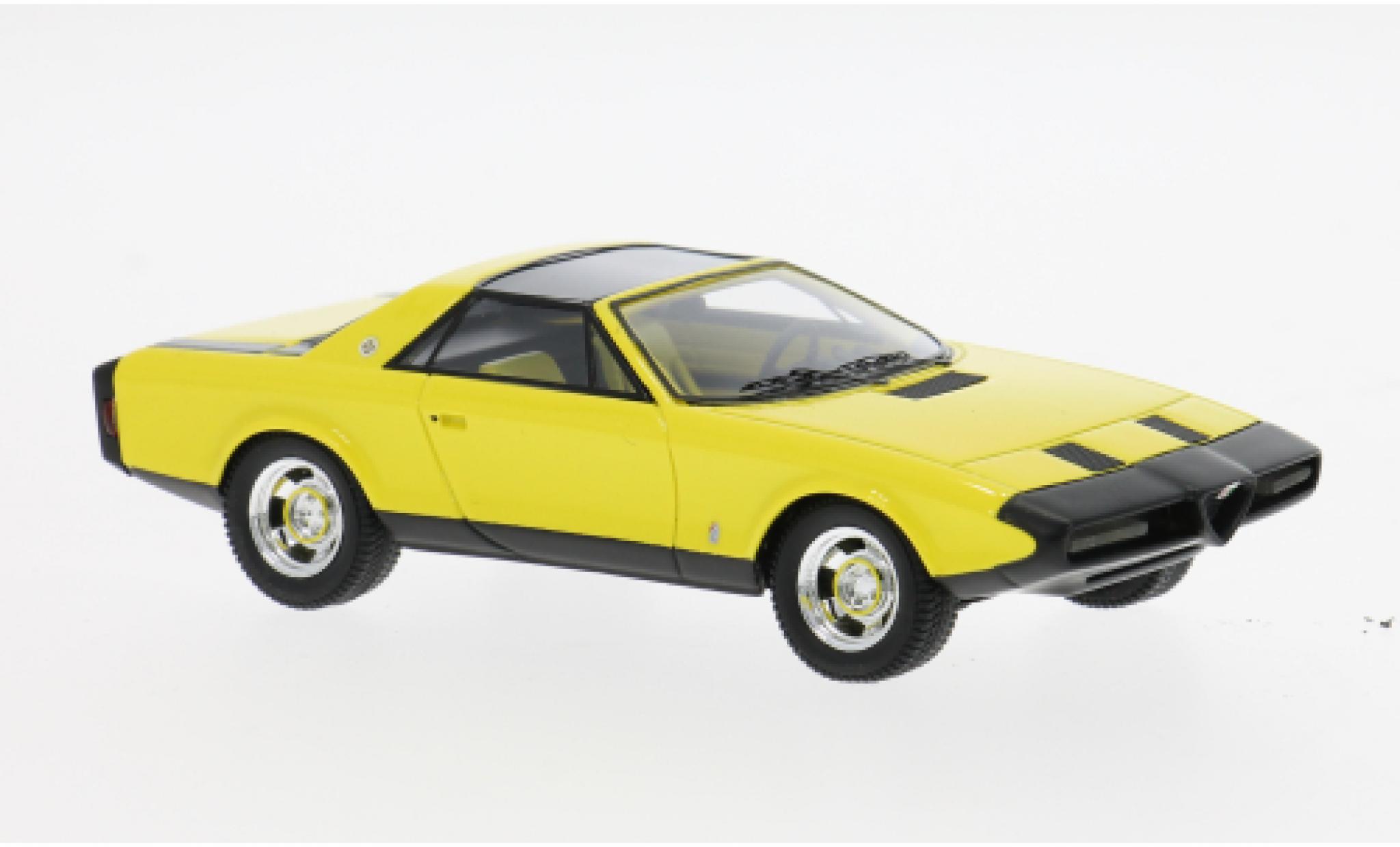 Alfa Romeo Alfetta 1/43 Kess Spider Pininfarina geel/zwart 1972 1:43 modelauto
