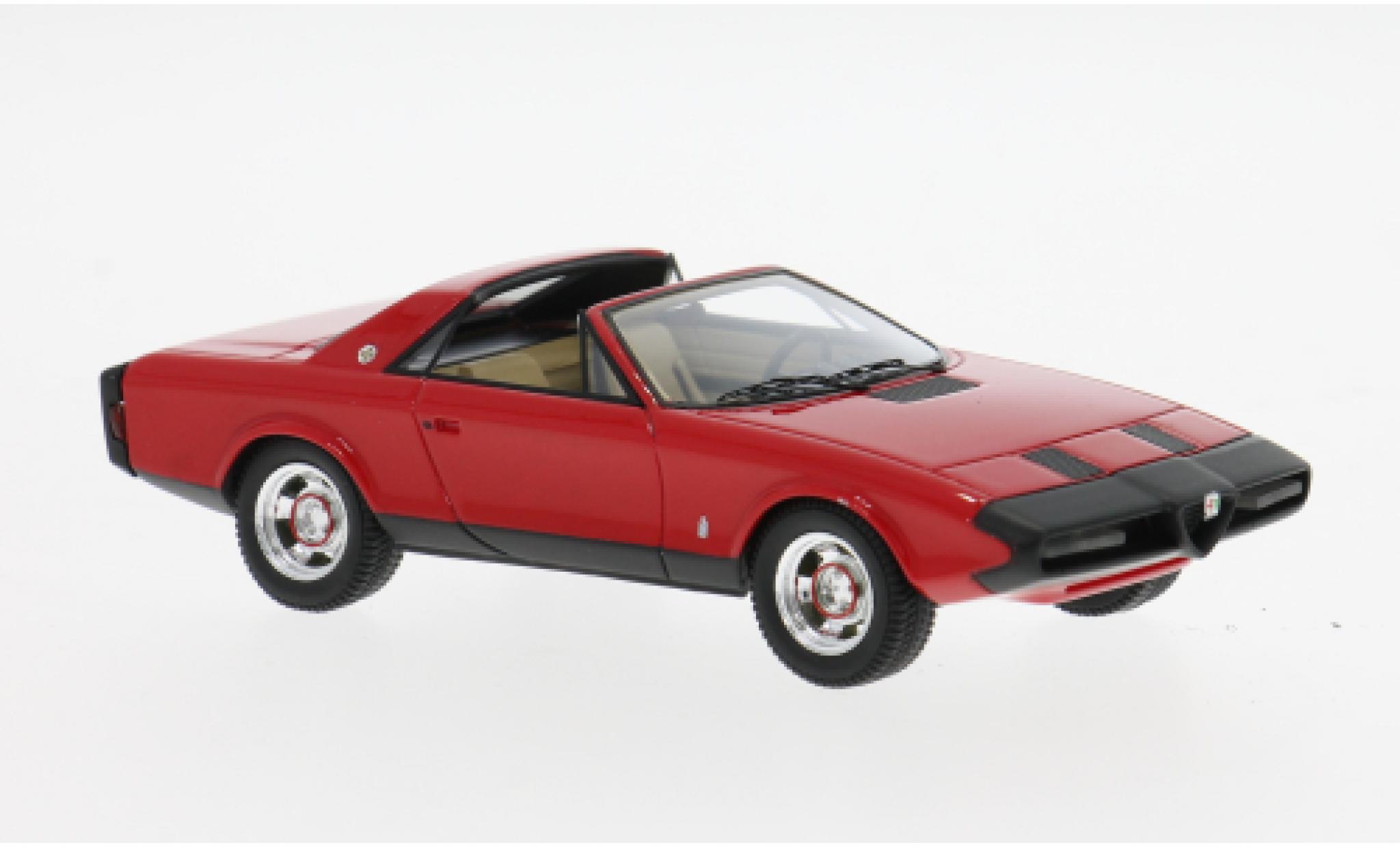 Alfa Romeo Alfetta 1/43 Kess Spider Pininfarina rood/zwart 1972 1:43 modelauto
