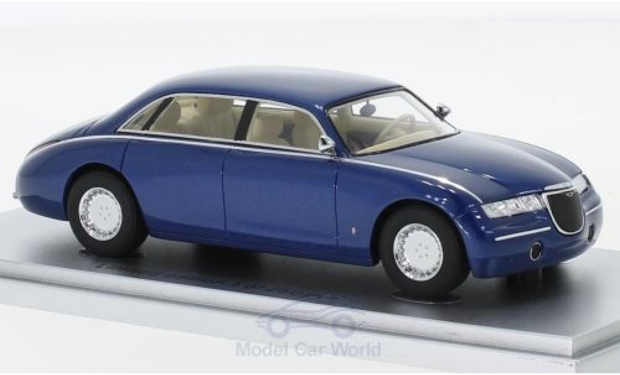 Aston Martin Lagonda 1/43 Kess Vignale metallic blauw 1993 modelauto