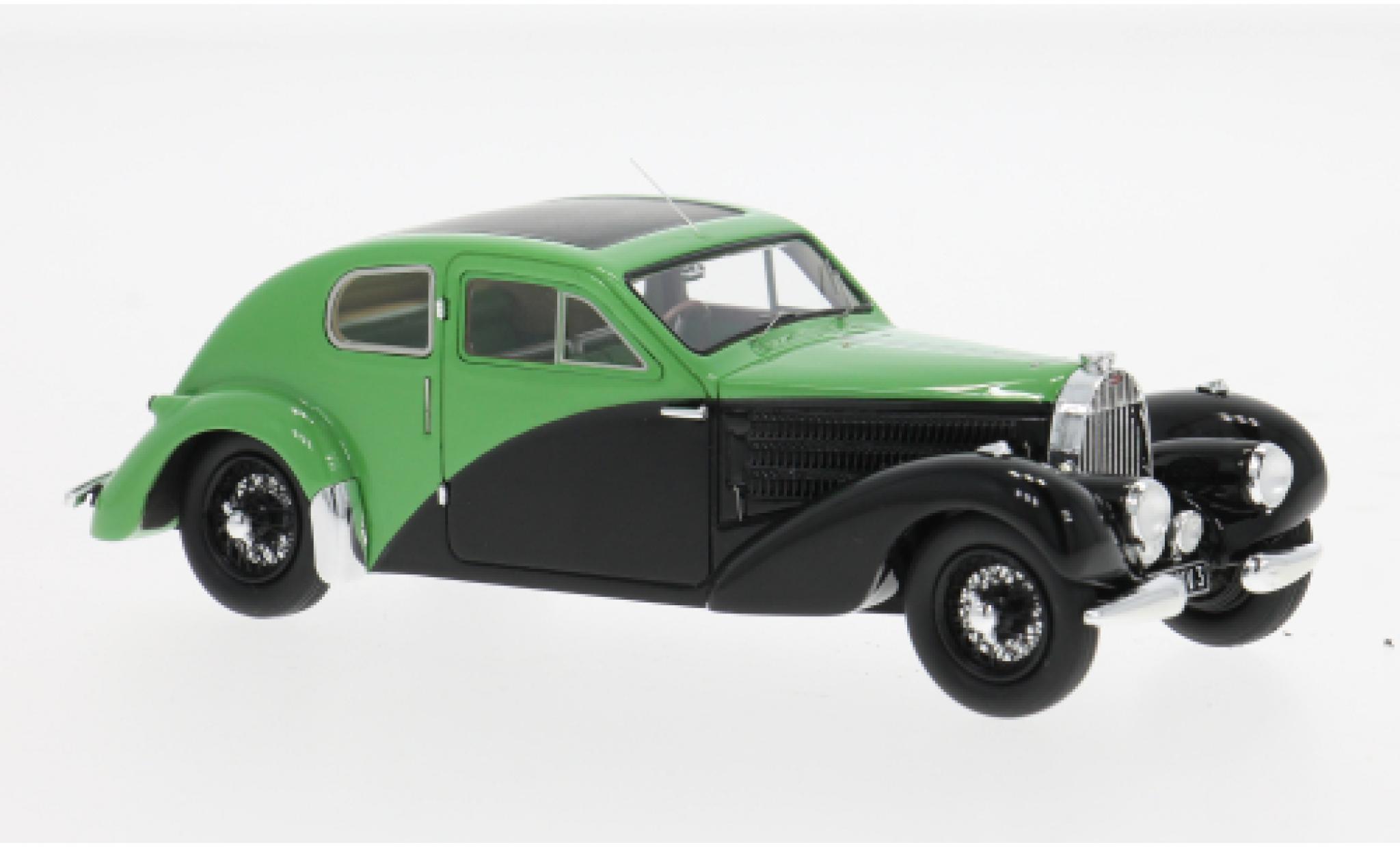 Bugatti 57 1/43 Kess C Coupe Aerodynamique sn335 groen/zwart 1938 1:43 modelauto