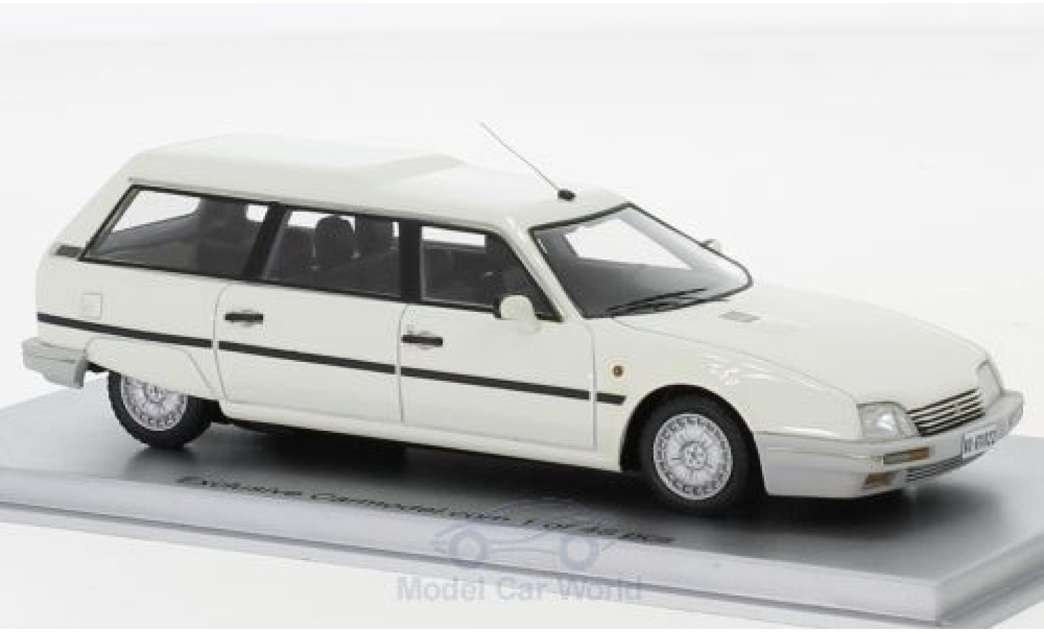 Citroen CX 1/43 Kess 25 TRD Turbo 2 Stationwagen wit 1986 modelauto
