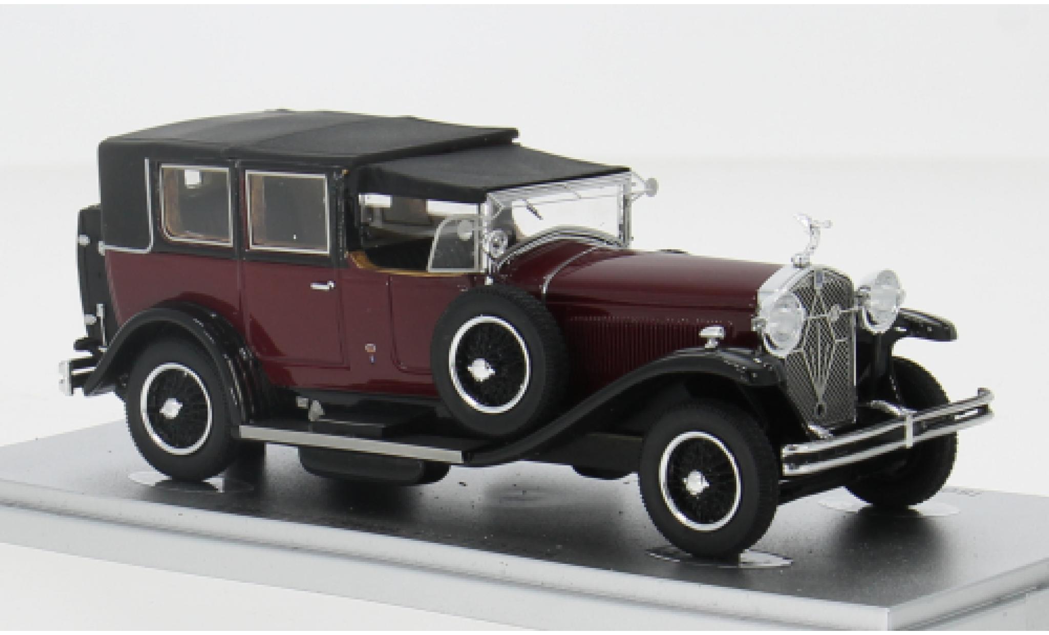 Isotta Fraschini 1/43 Kess Tipo 8A Landaulet rood/zwart 1924 1:43 modelauto