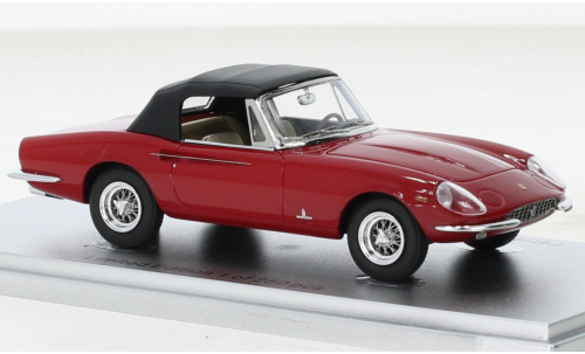Ferrari 365 1/43 Kess California Spyder rood/zwart 1966 modelauto