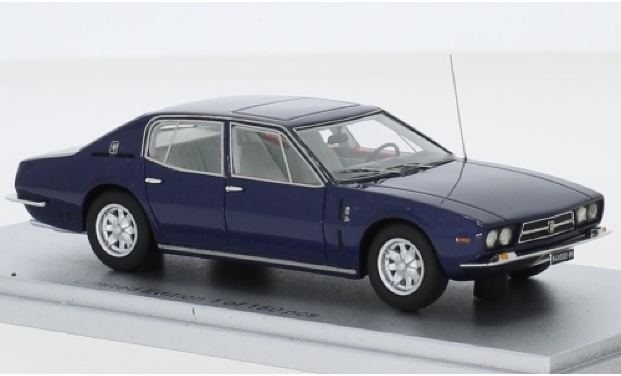 ISO Rivolta 1/43 Kess Iso Fidia metallic blauw 1969 modelauto