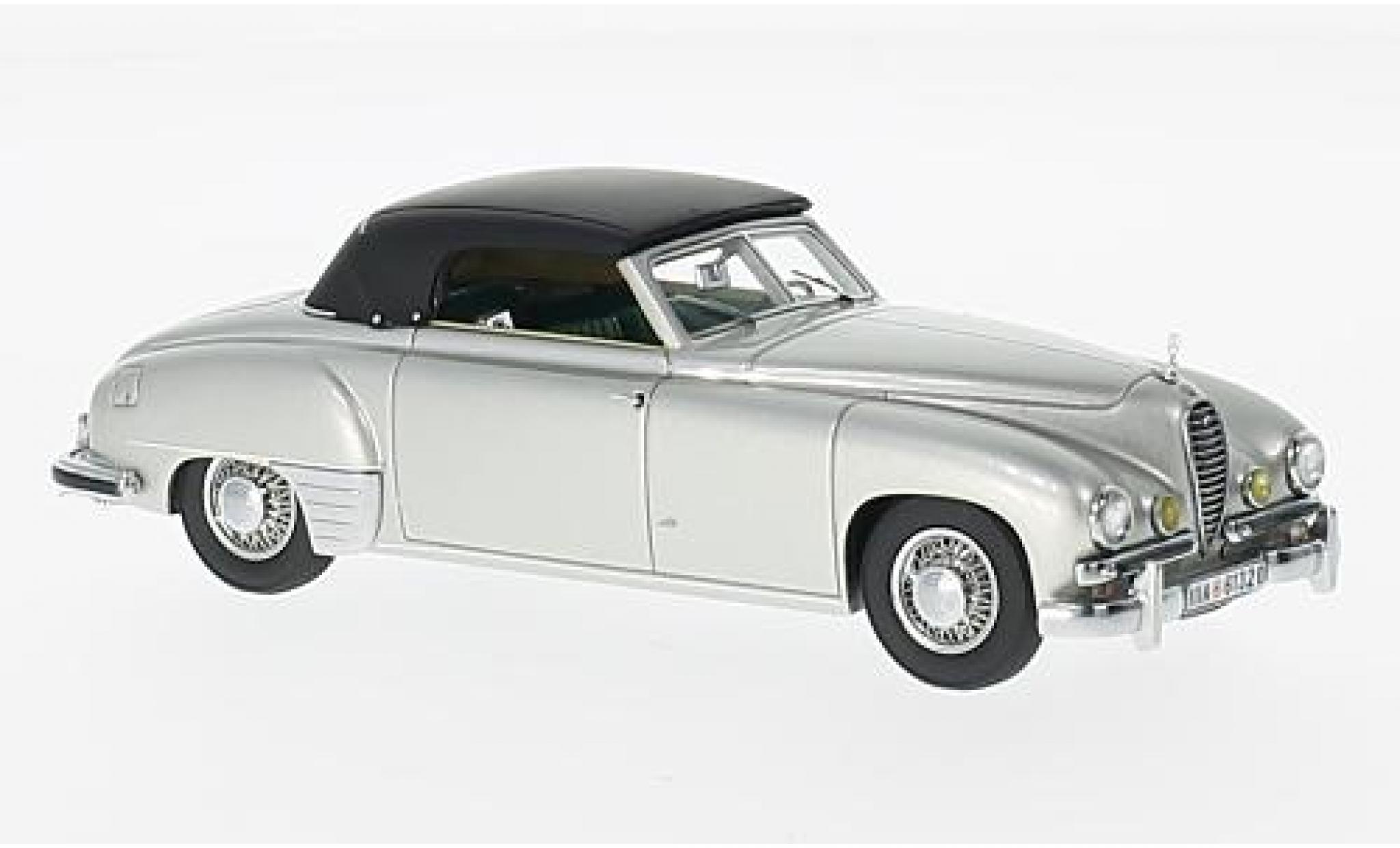 Mercedes 320 1/43 Kess (W142) by Wendler grijs 1940 modelauto