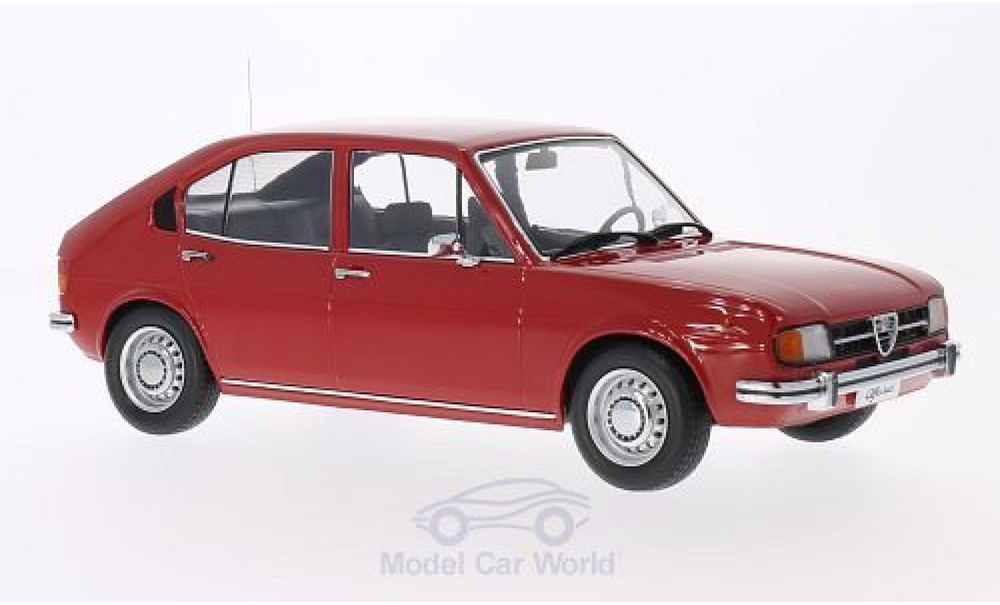 Alfa Romeo Alfasud 1/18 KK Scale 1.3 rood T&uuml;ren und Hauben sind nicht zu &ouml;ffnen modelauto