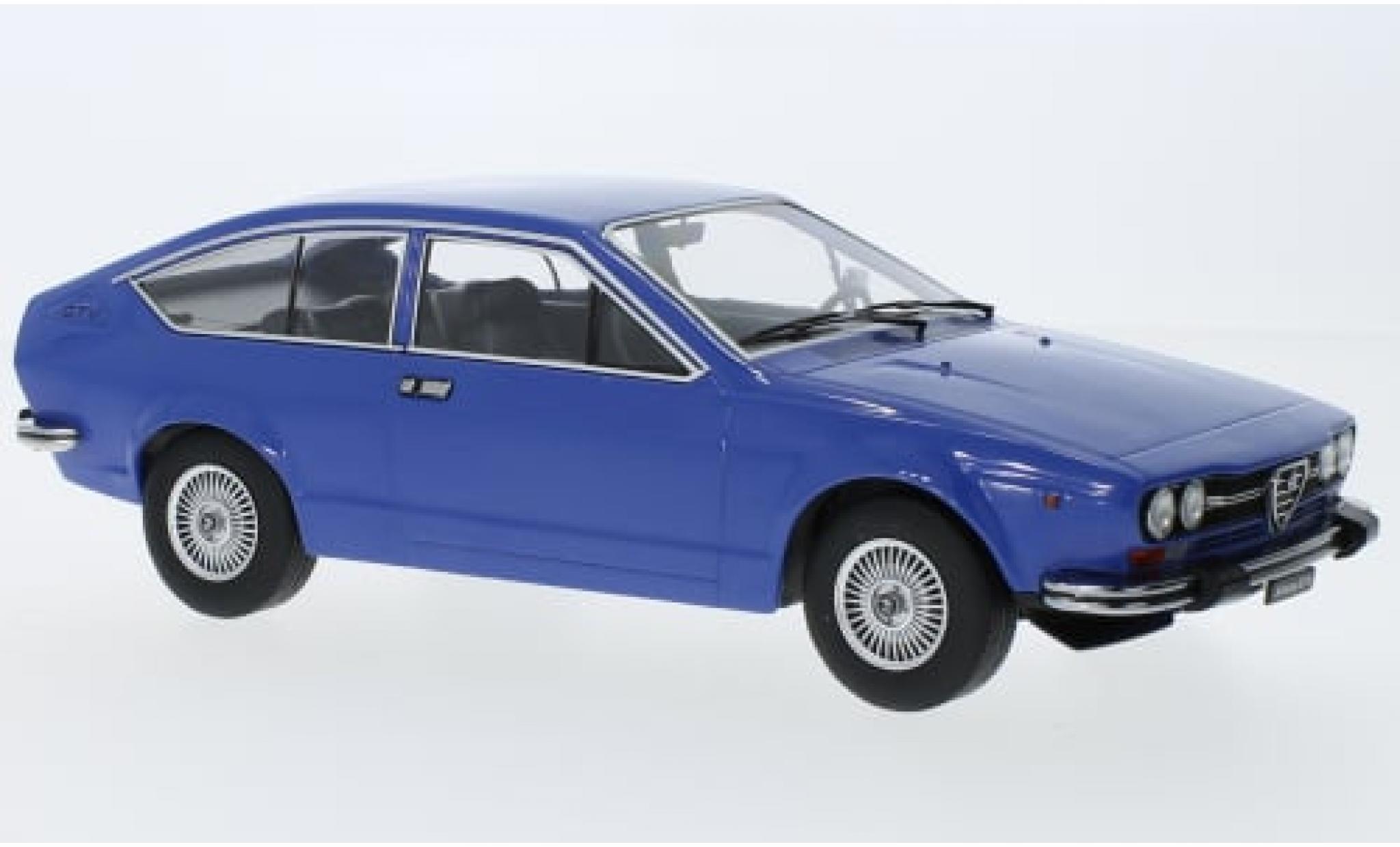 Alfa Romeo Alfetta 1/18 KK Scale 2000 GTV blauw 1976 1:18 modelauto