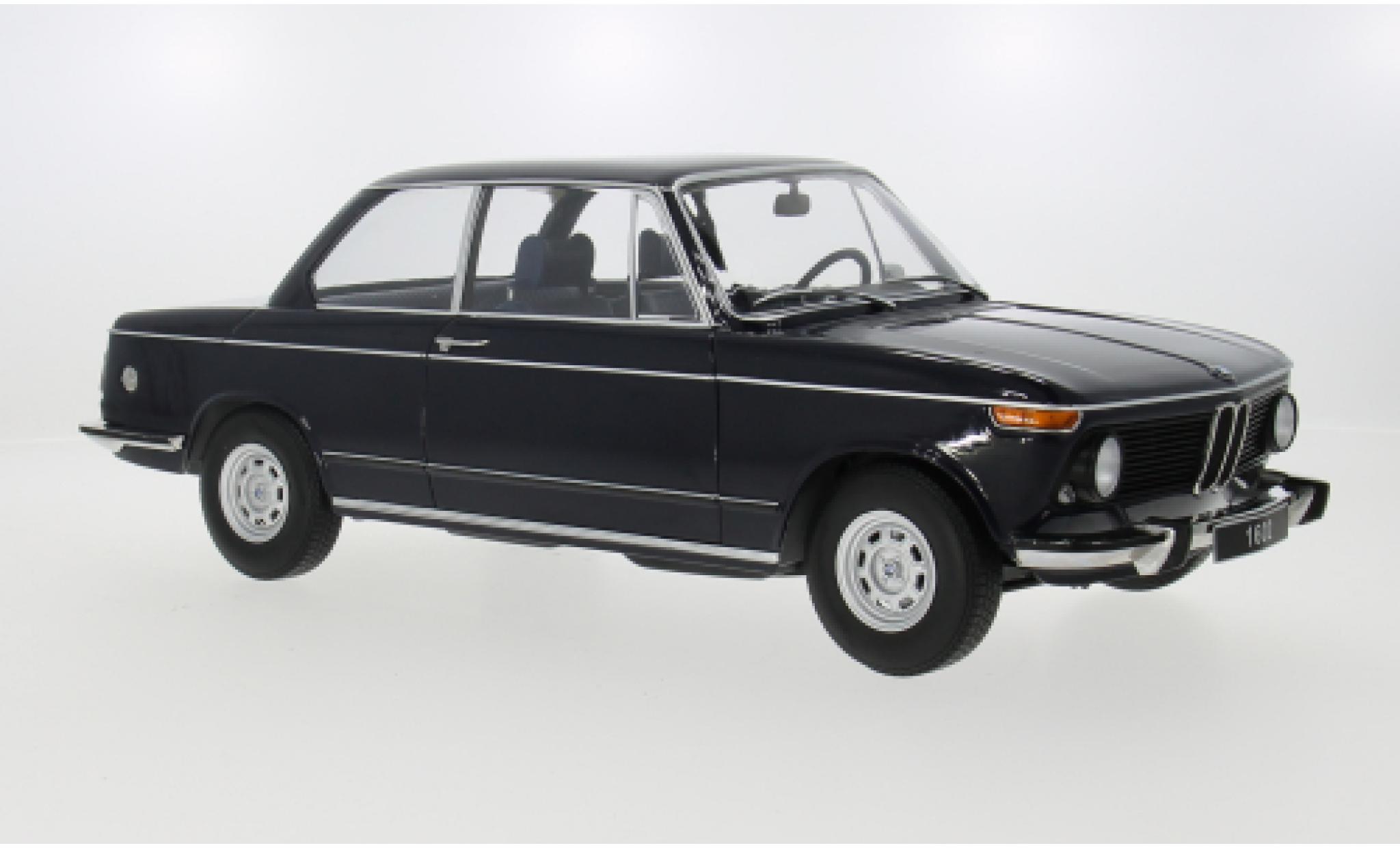Bmw 1602 1/12 KK Scale blauw 1974 1:12 modelauto