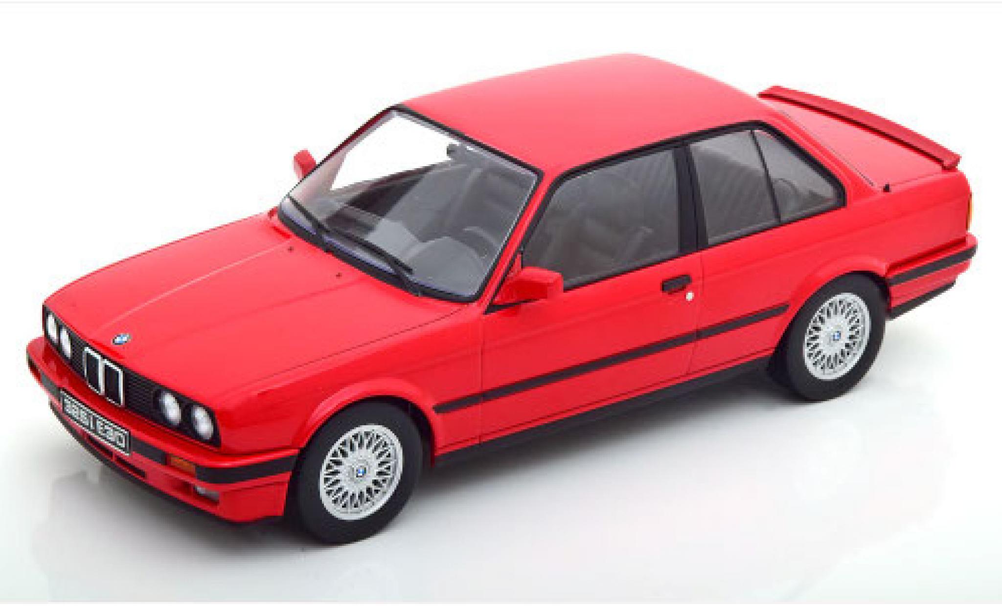 Bmw 325 1/18 KK Scale i (E30) rood 1987 mit M-Paket modelauto