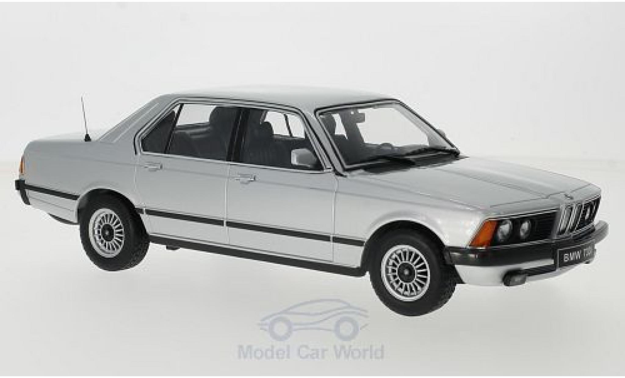 Bmw 733 1/18 KK Scale i (E23) grijs 1977 T&uuml;ren und Hauben sind nicht zu &ouml;ffnen modelauto