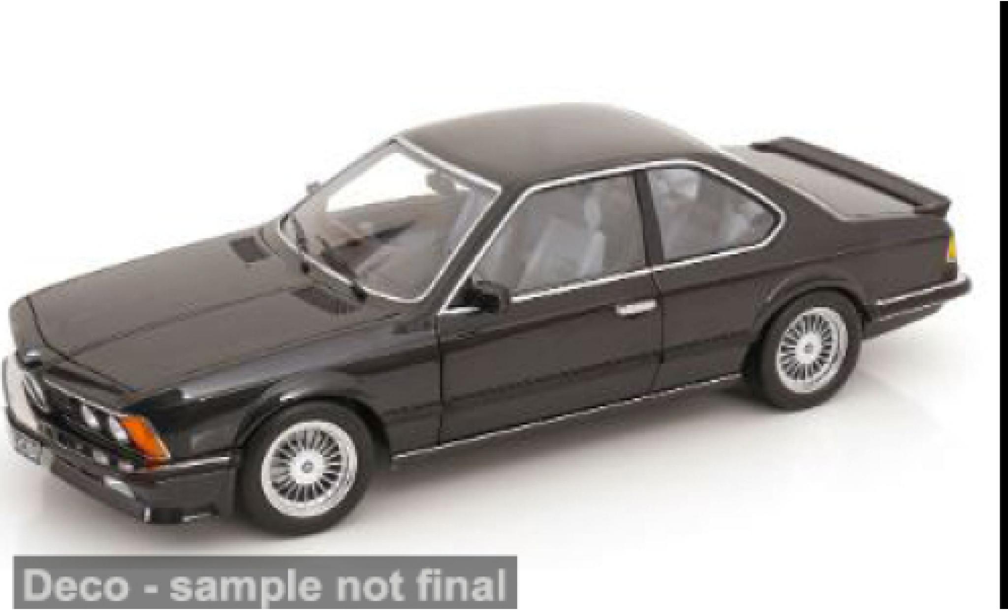 Bmw M635 1/12 KK Scale CSi (E24) zwart 1987 1:12 modelauto