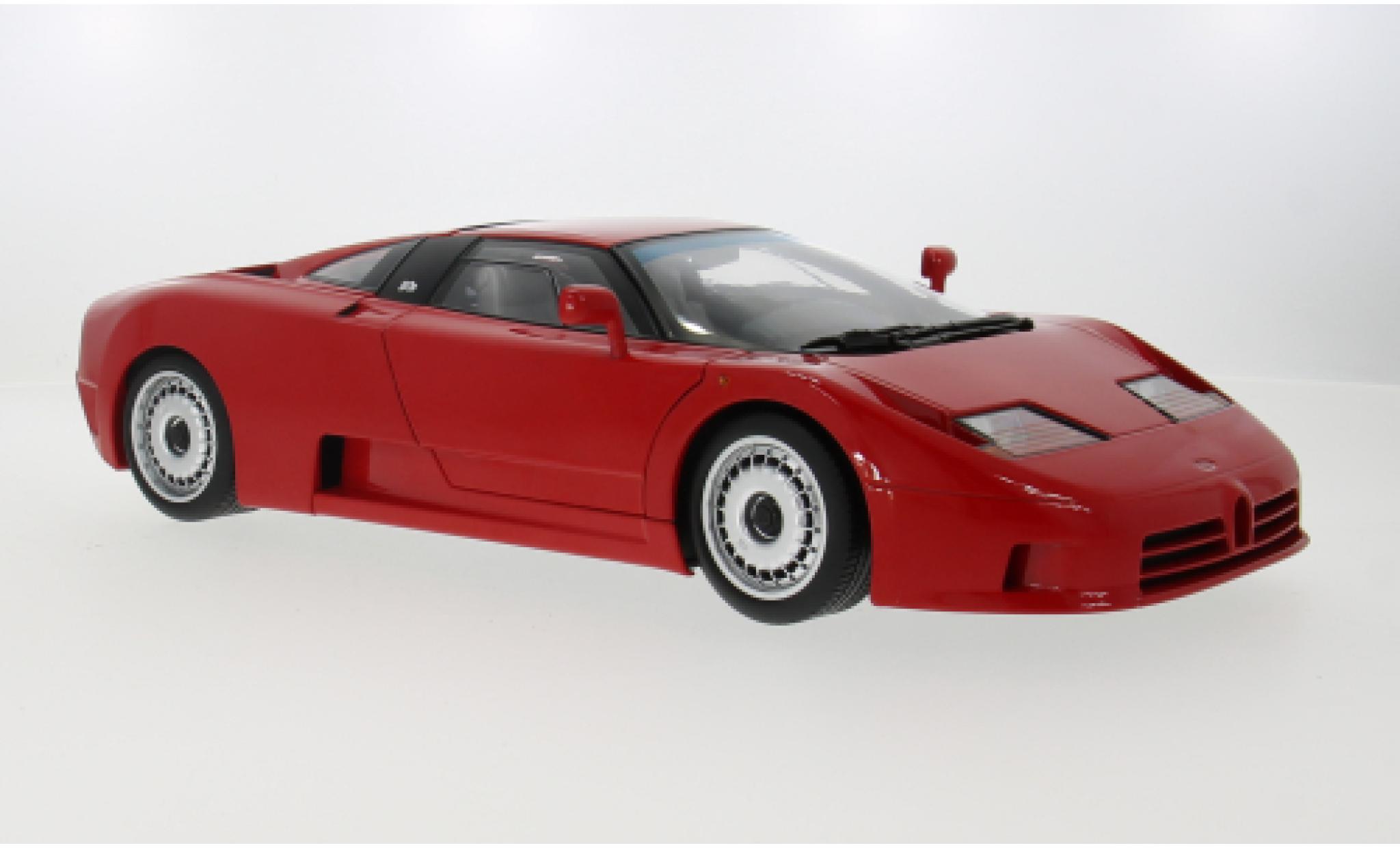 Bugatti EB110 1/12 KK Scale EB 110 rood 1991 1:12 modelauto