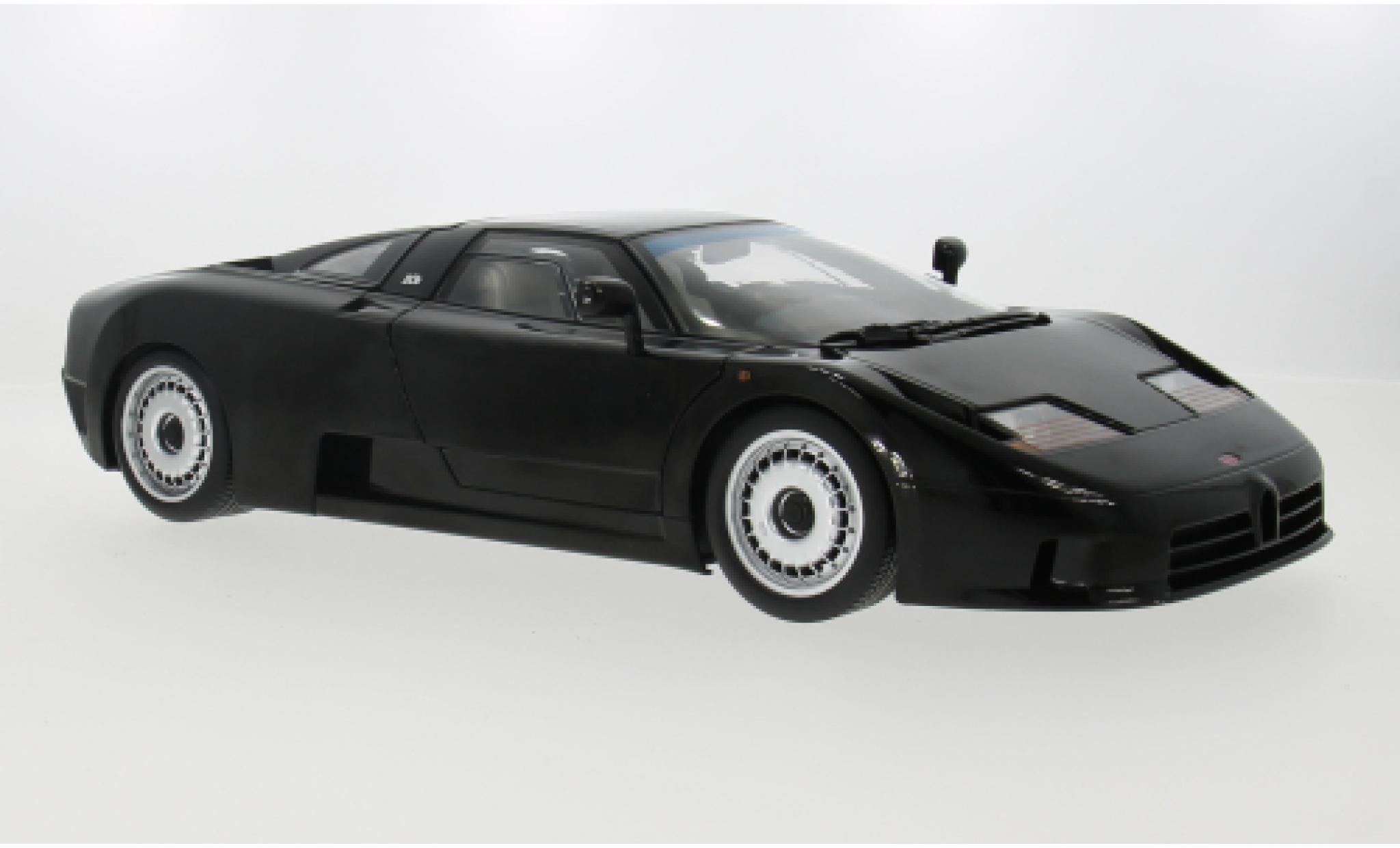 Bugatti EB110 1/12 KK Scale EB 110 zwart 1991 1:12 modelauto
