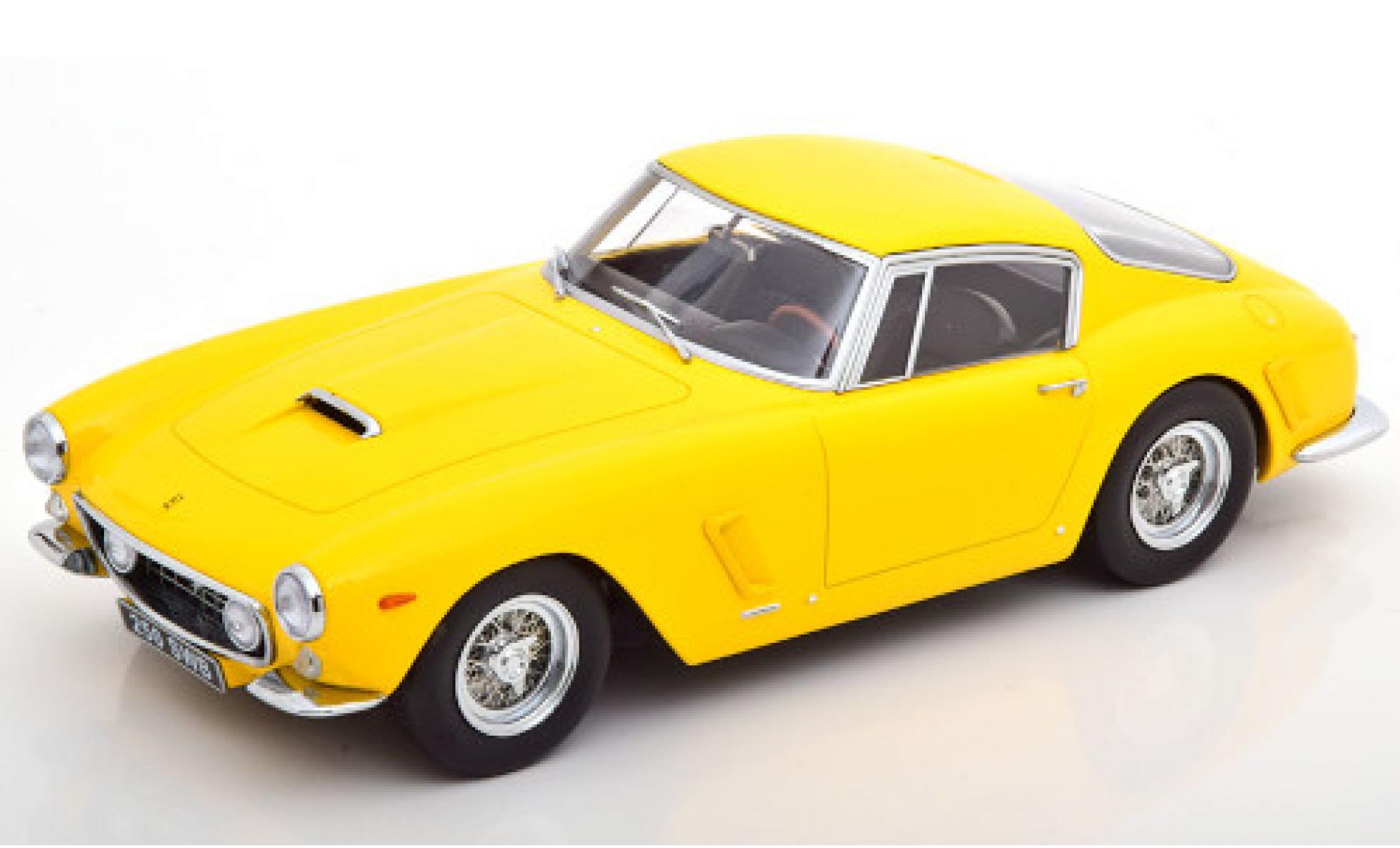 Ferrari 250 1/18 KK Scale GT SWB Passo Corto geel 1960 modelauto