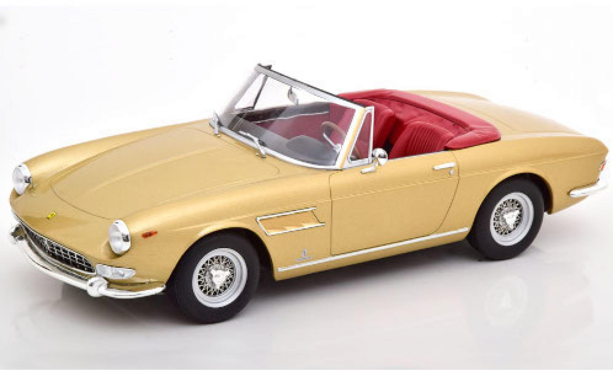 Ferrari 275 1/18 KK Scale GTS Pininfarina Spyder gold 1964 mit abnehmbarem Softtop modelauto