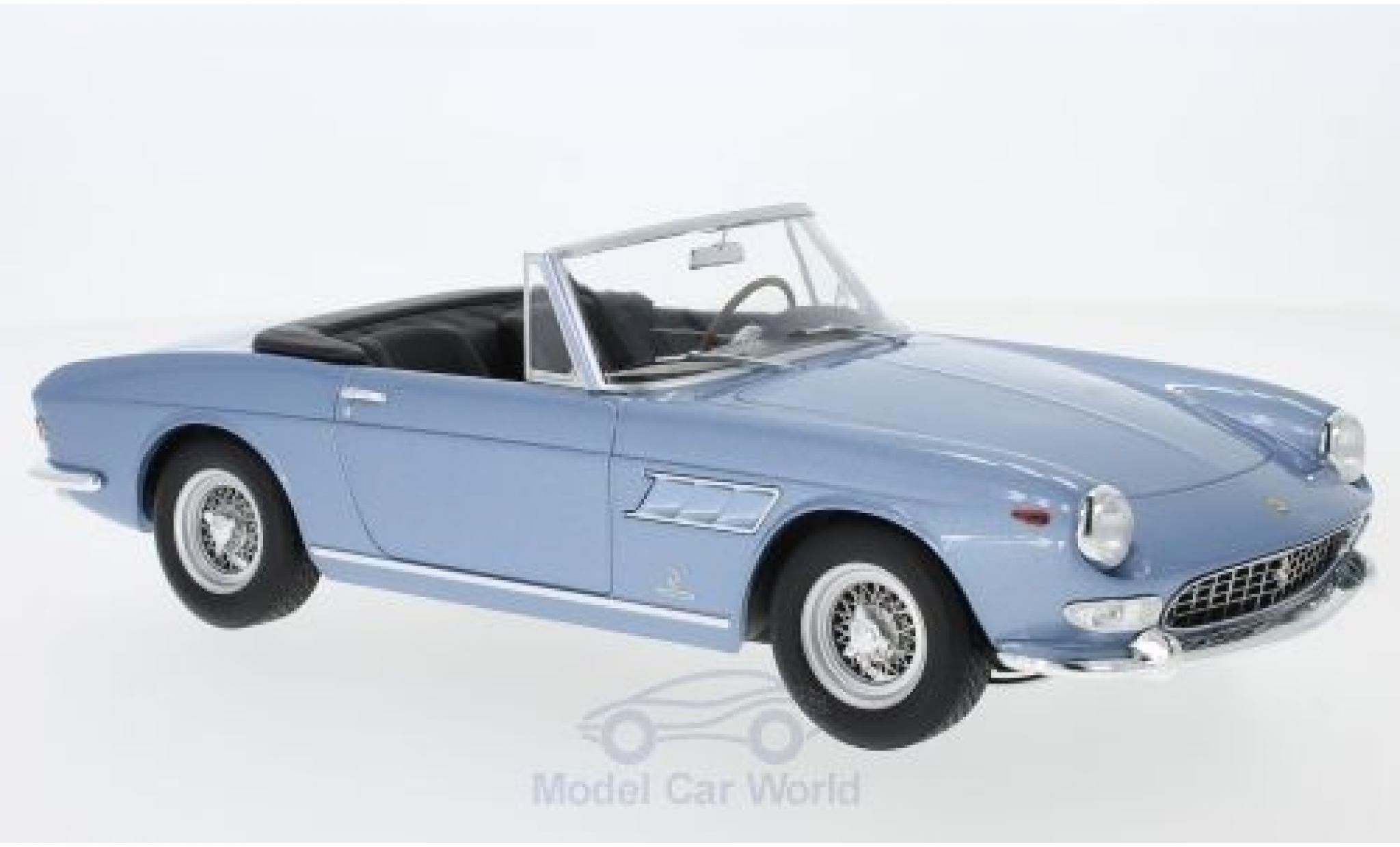 Ferrari 275 1/18 KK Scale GTS Pininfarina Spyder metallic blauw 1964 mit abnehmbarem Softtop modelauto