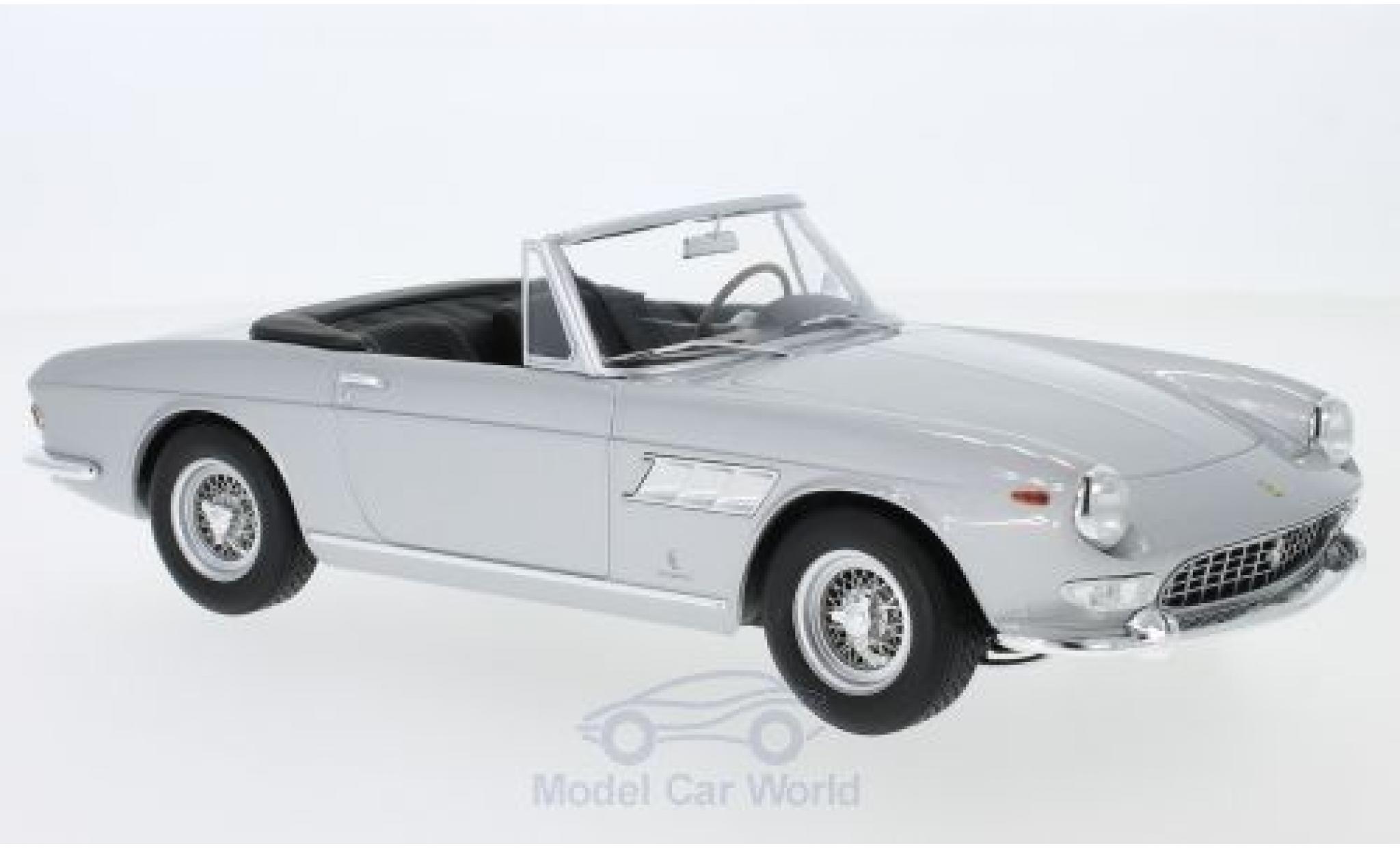 Ferrari 275 1/18 KK Scale GTS Pininfarina Spyder grijs 1964 mit abnehmbarem Softtop modelauto
