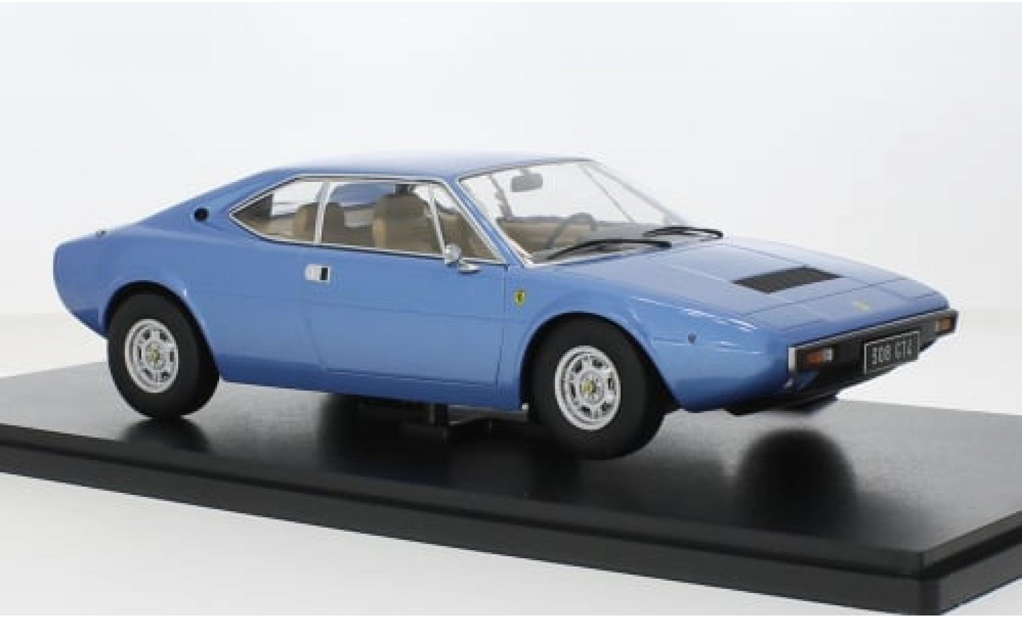 Ferrari 308 1/18 KK Scale GT4 metallic blauw 1974 1:18 modelauto