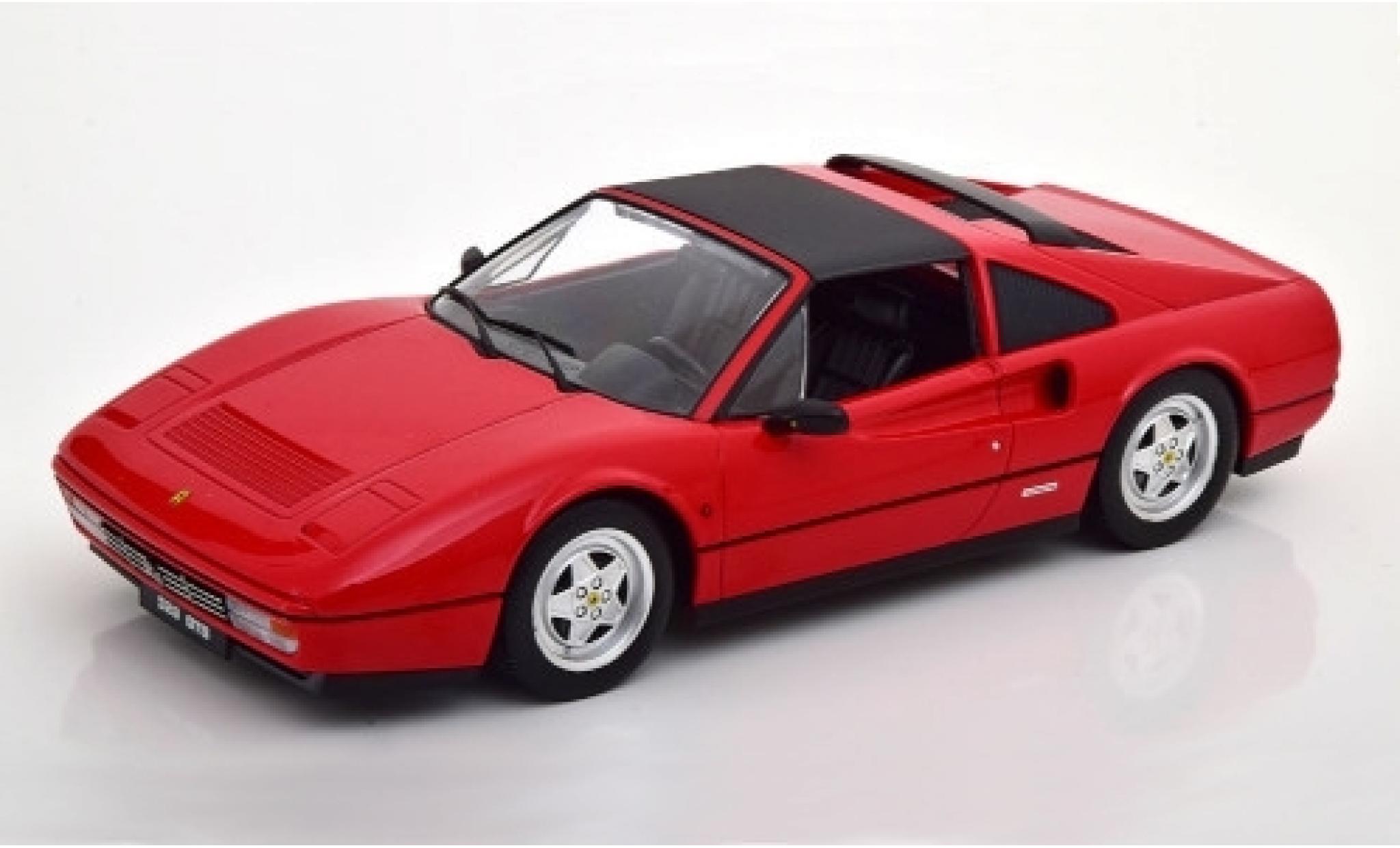 Ferrari 328 1/18 KK Scale GTS rood 1985 Targadach d&eacute;tachable modelauto