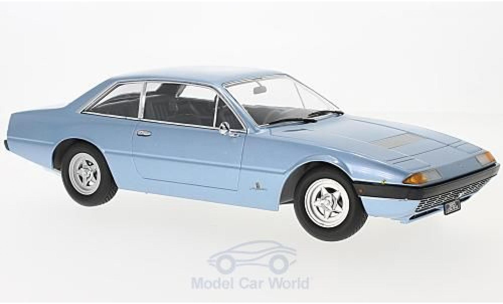 Ferrari 365 GT4 2+2 1/18 KK Scale GT4 2+2 metallic blauw 1972 modelauto
