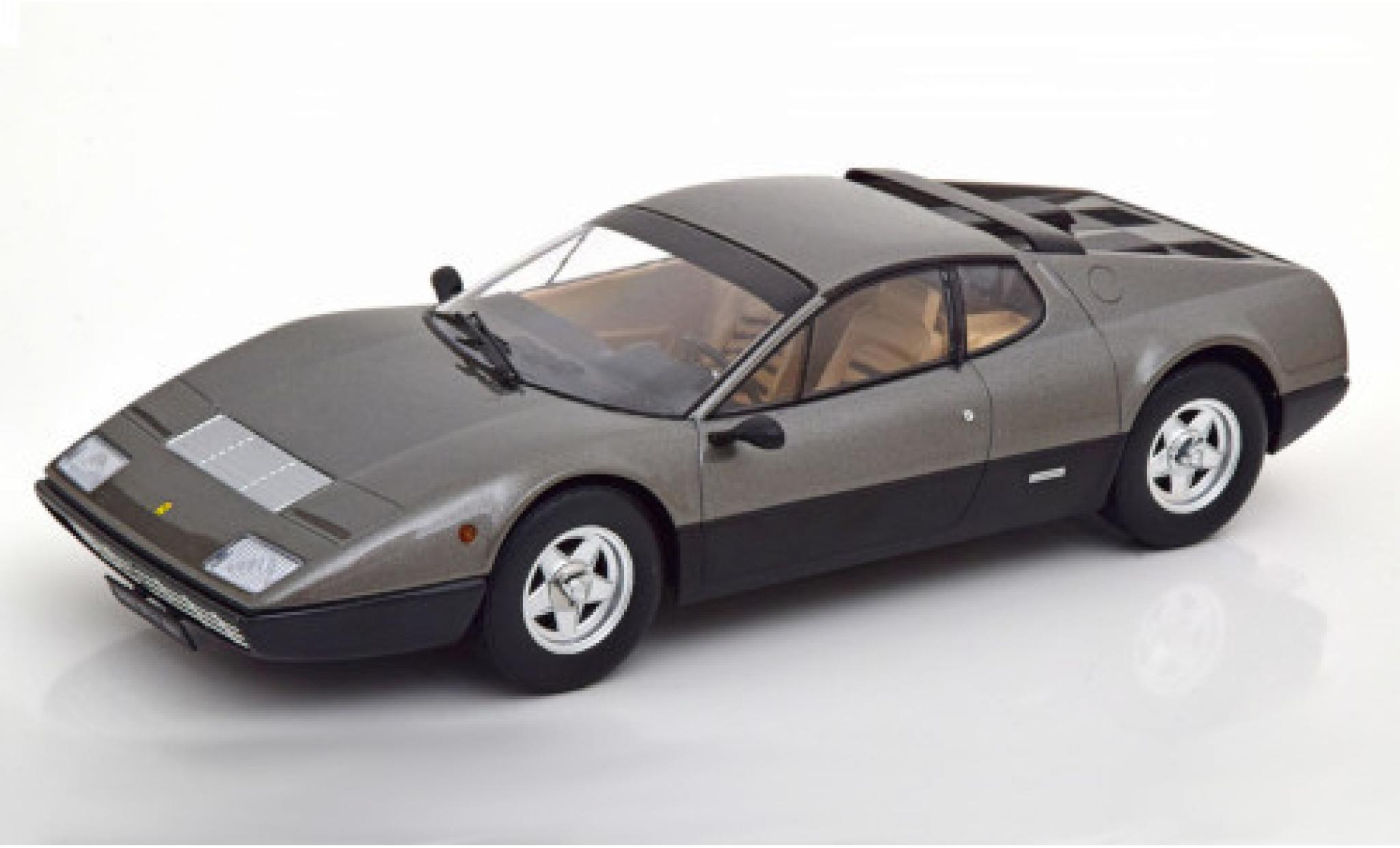 Ferrari 365 1/18 KK Scale GT4 BB metallic grijs/zwart 1973 modelauto