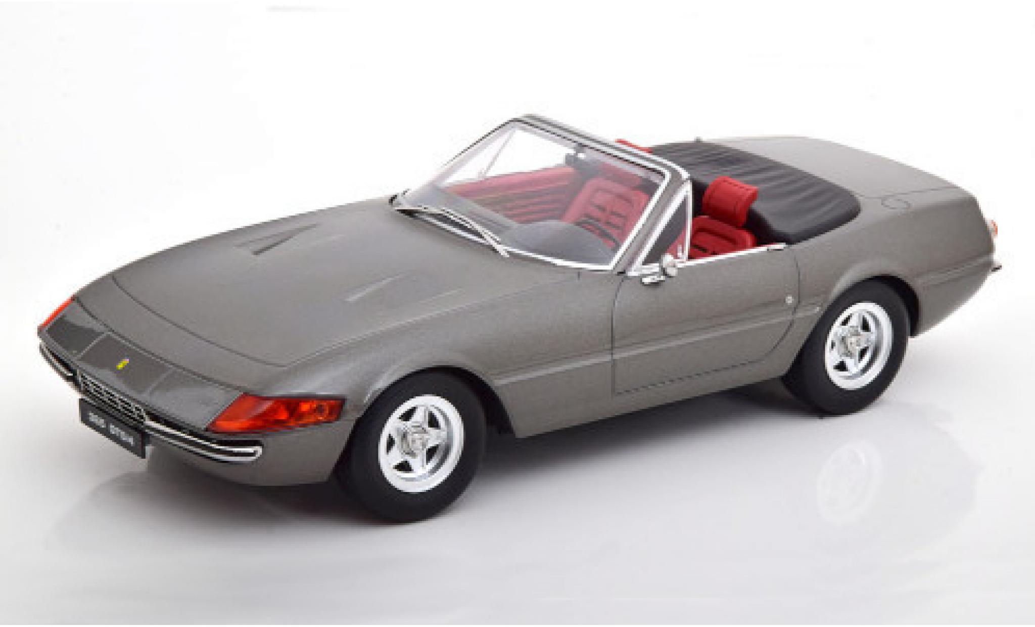 Ferrari 365 1/18 KK Scale GTS/4 Daytona Spider (2a Serie) metallic grijs 1971 modelauto