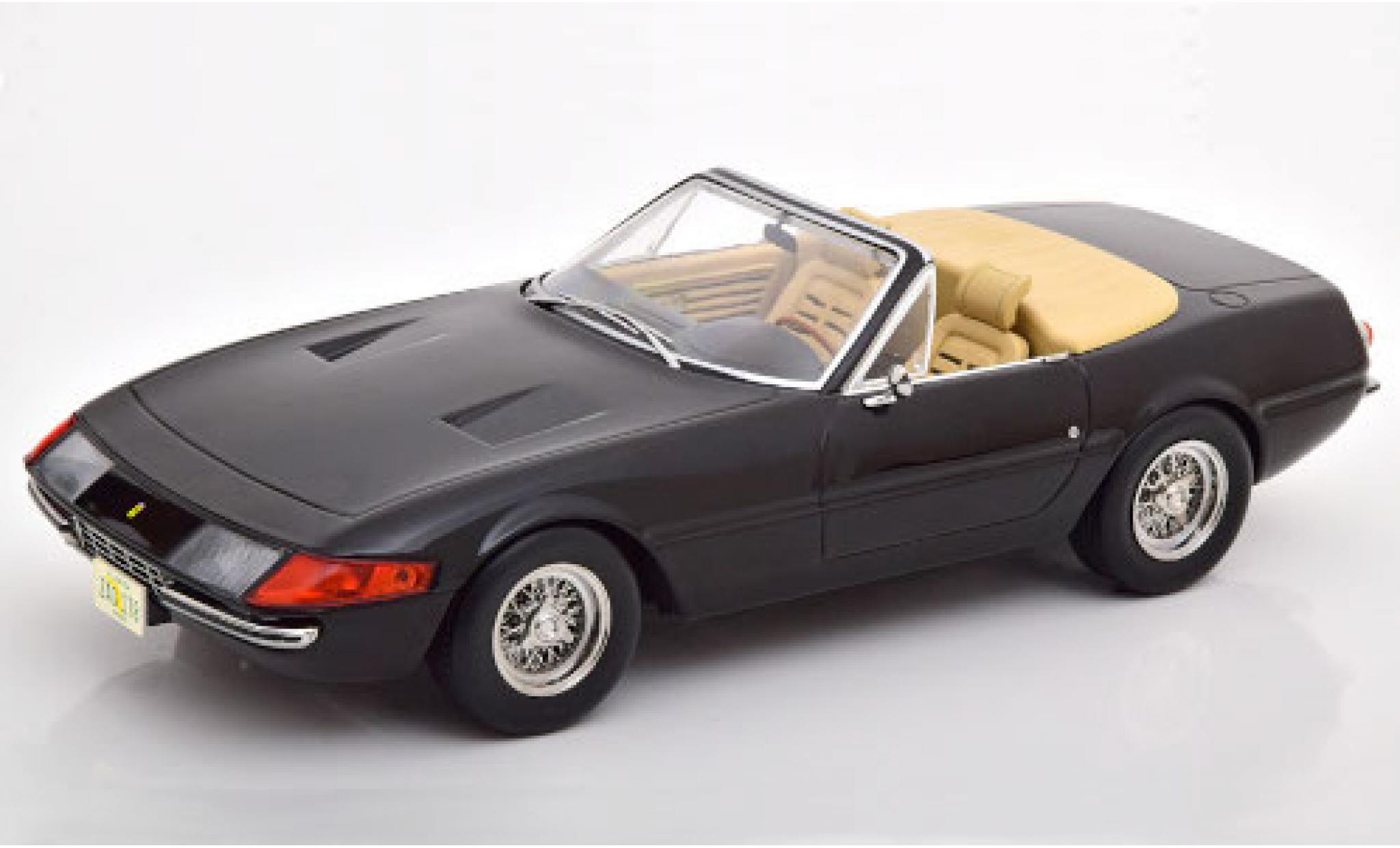 Ferrari 365 1/18 KK Scale GTS/4 Daytona Spider zwart 1969 US-Version modelauto