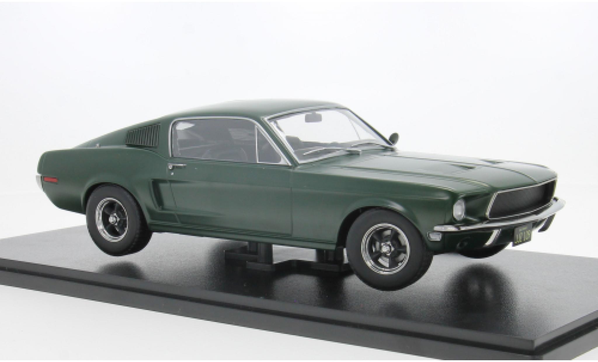 Ford Mustang 1/18 KK Scale GT Fastback groen 1968 1:18 modelauto