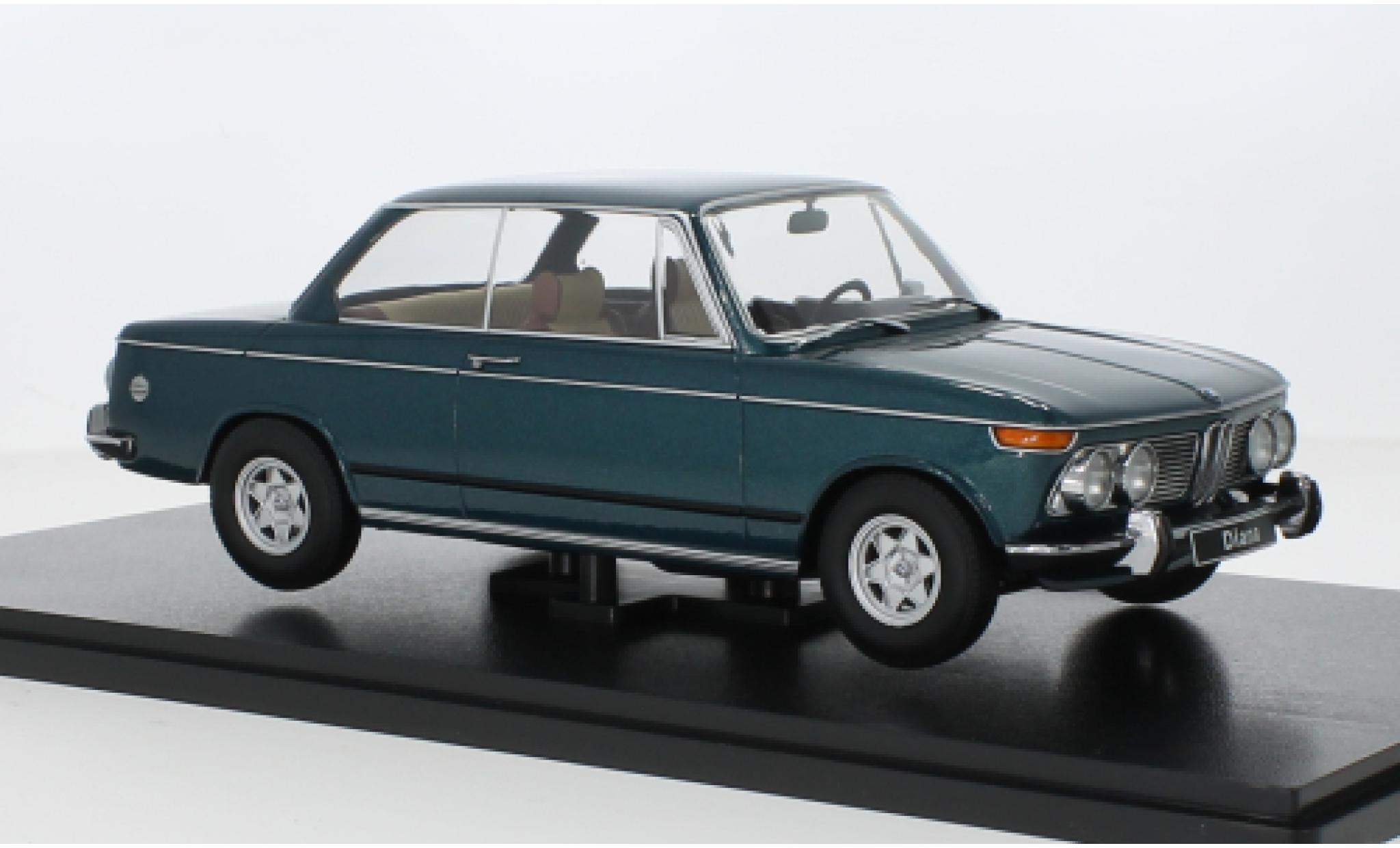 Bmw 2000 1/18 KK Scale ti Diana metallic turquoise 1970 modelauto