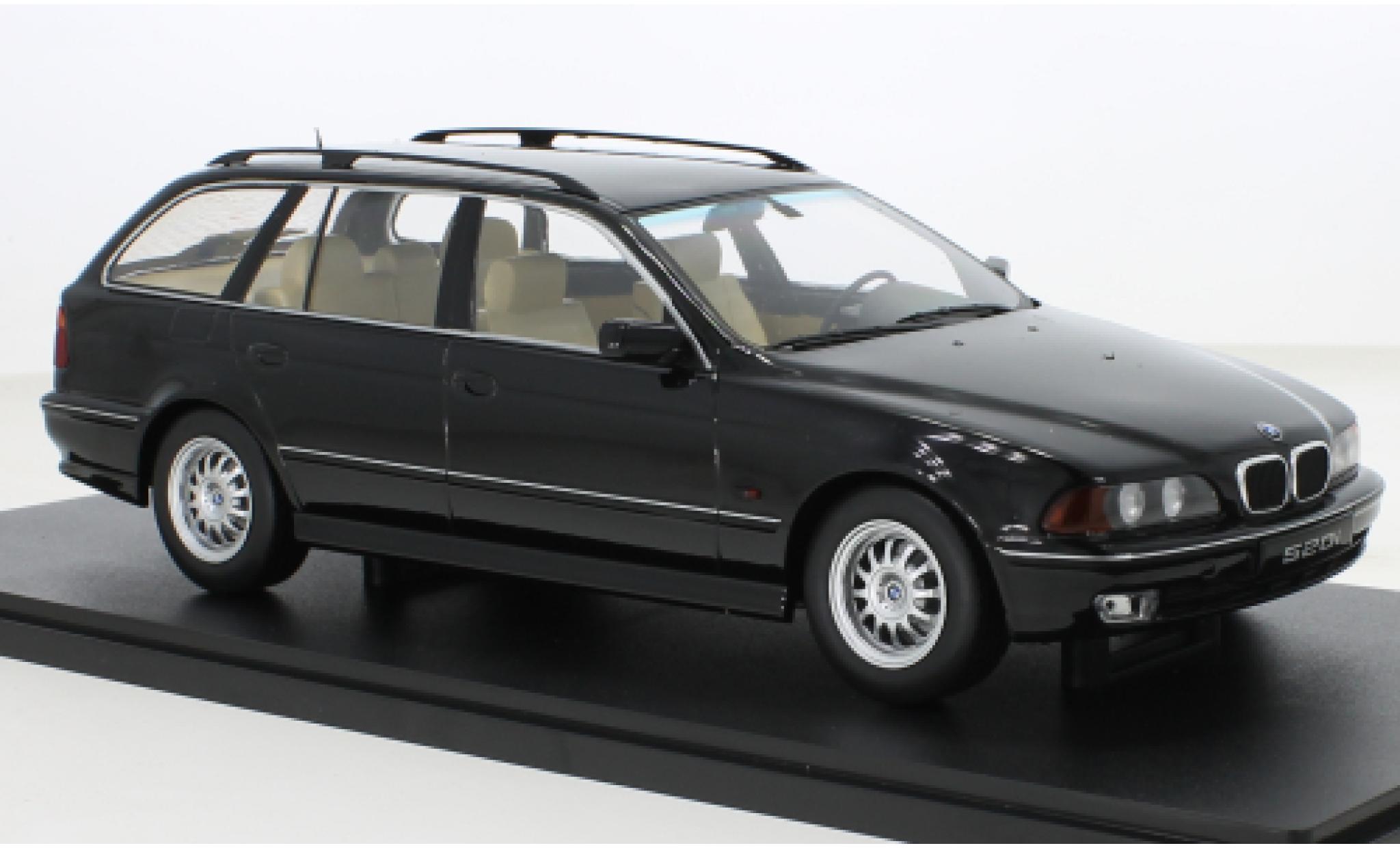 Bmw 520 1/18 KK Scale i (E39) Touring metallic zwart 1997 modelauto