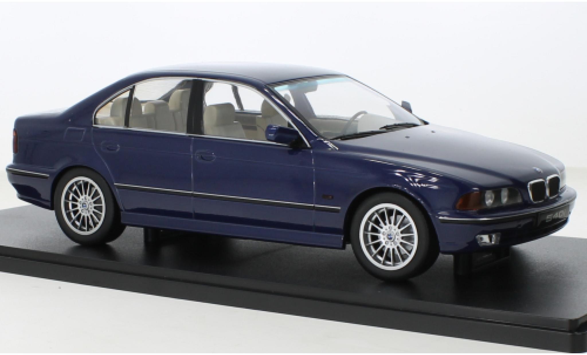 Bmw 540 1/18 KK Scale i (E39) metallic blauw 1995 modelauto