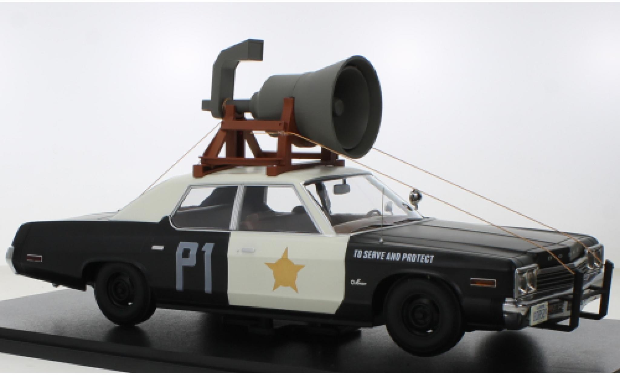 Dodge Monaco 1/18 KK Scale Blues Broodhers 1974 modelauto