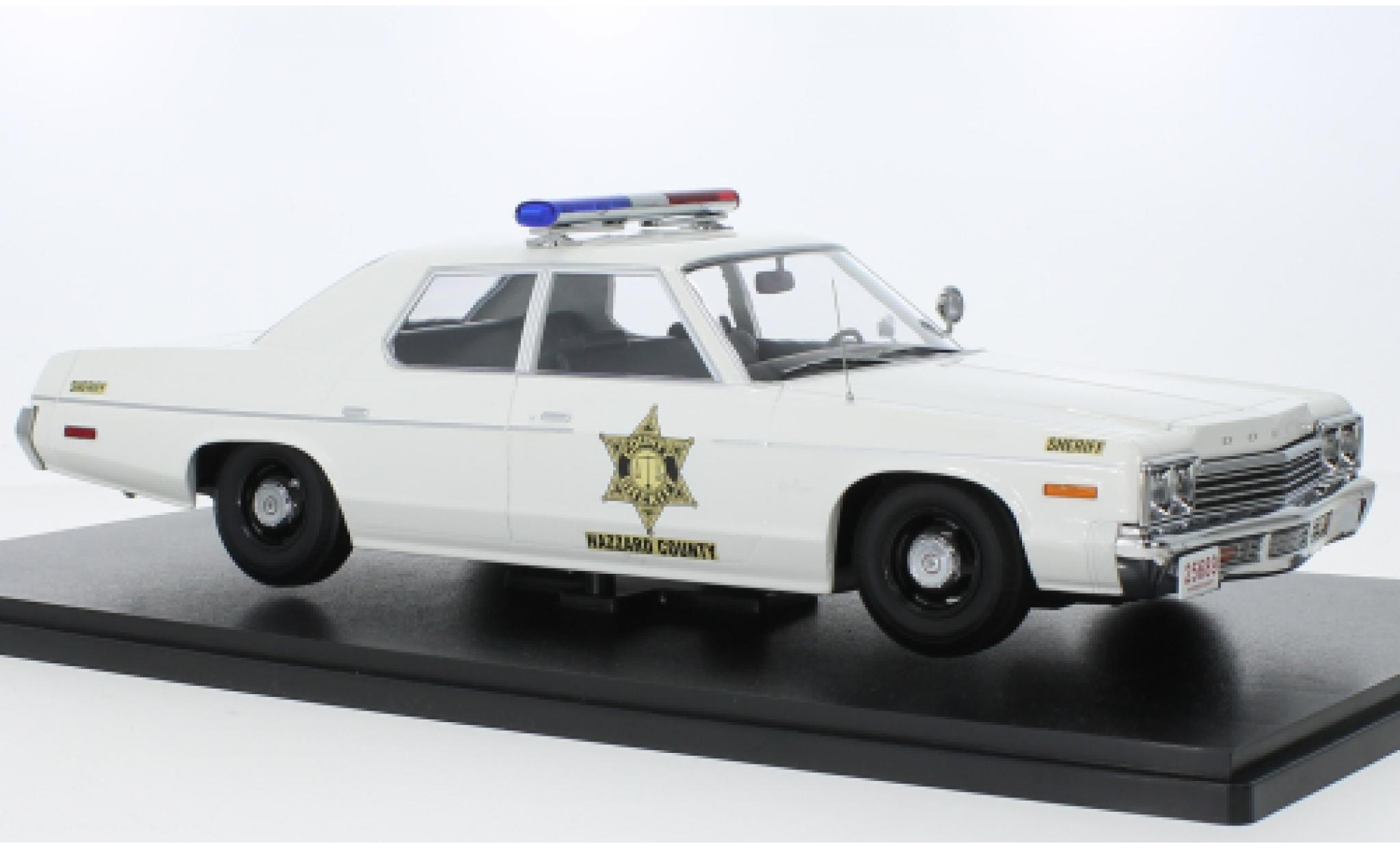 Dodge Monaco 1/18 KK Scale Hazzard County Sheriff 1974 modelauto
