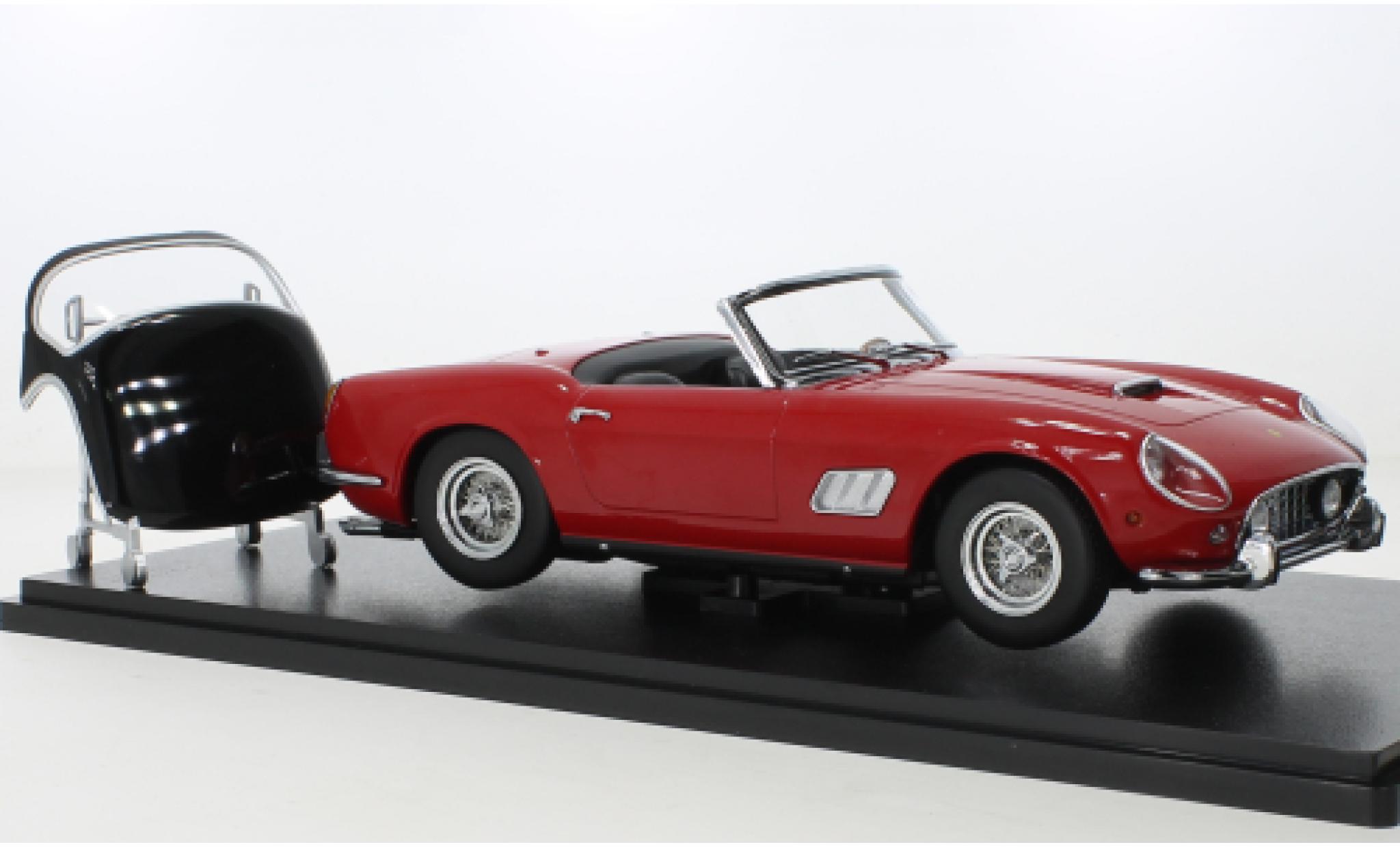 Ferrari 250 1/18 KK Scale GT California Spyder rood/zwart 1960 modelauto