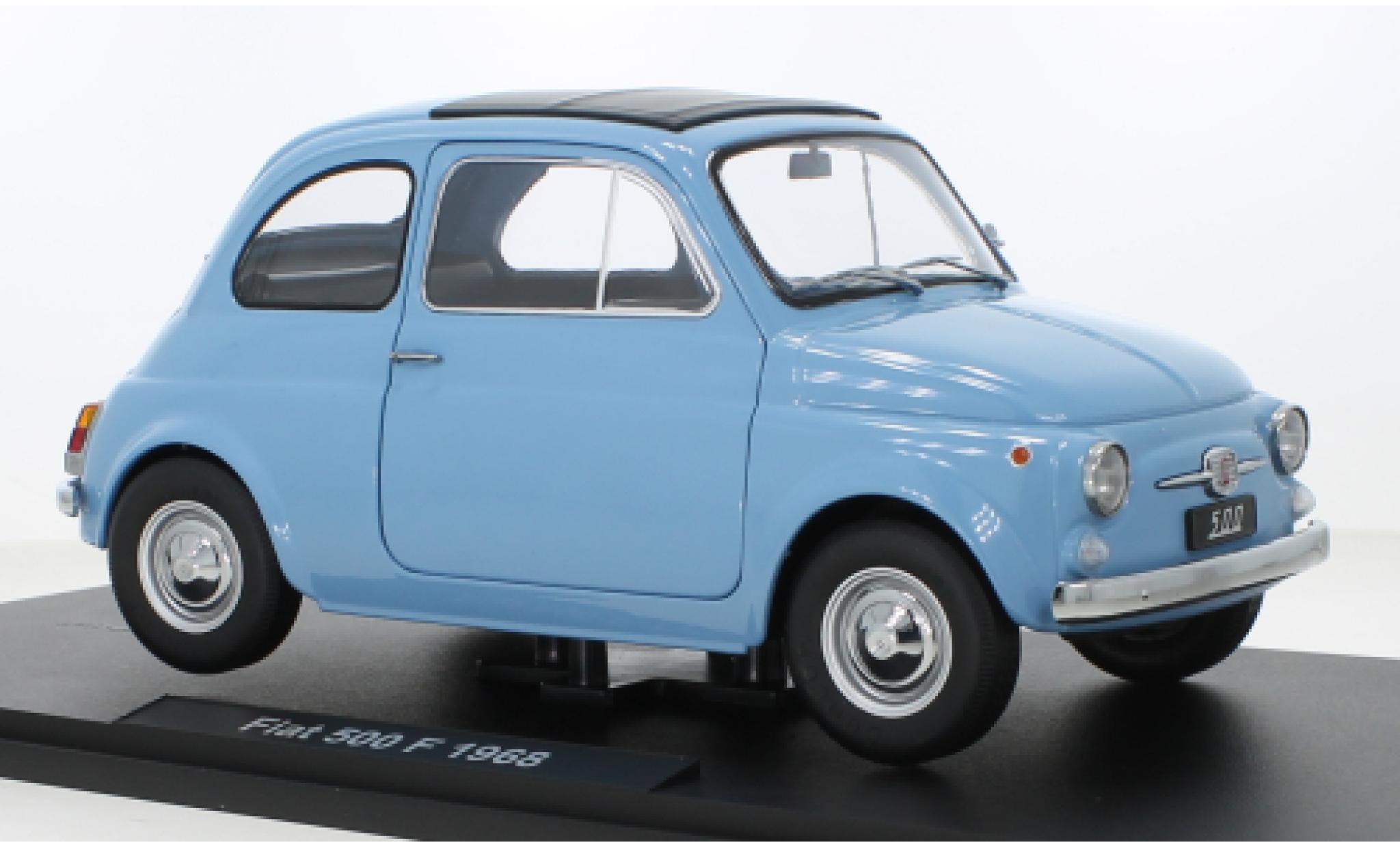 Fiat 500 1/12 KK Scale F blauw 1968 modelauto