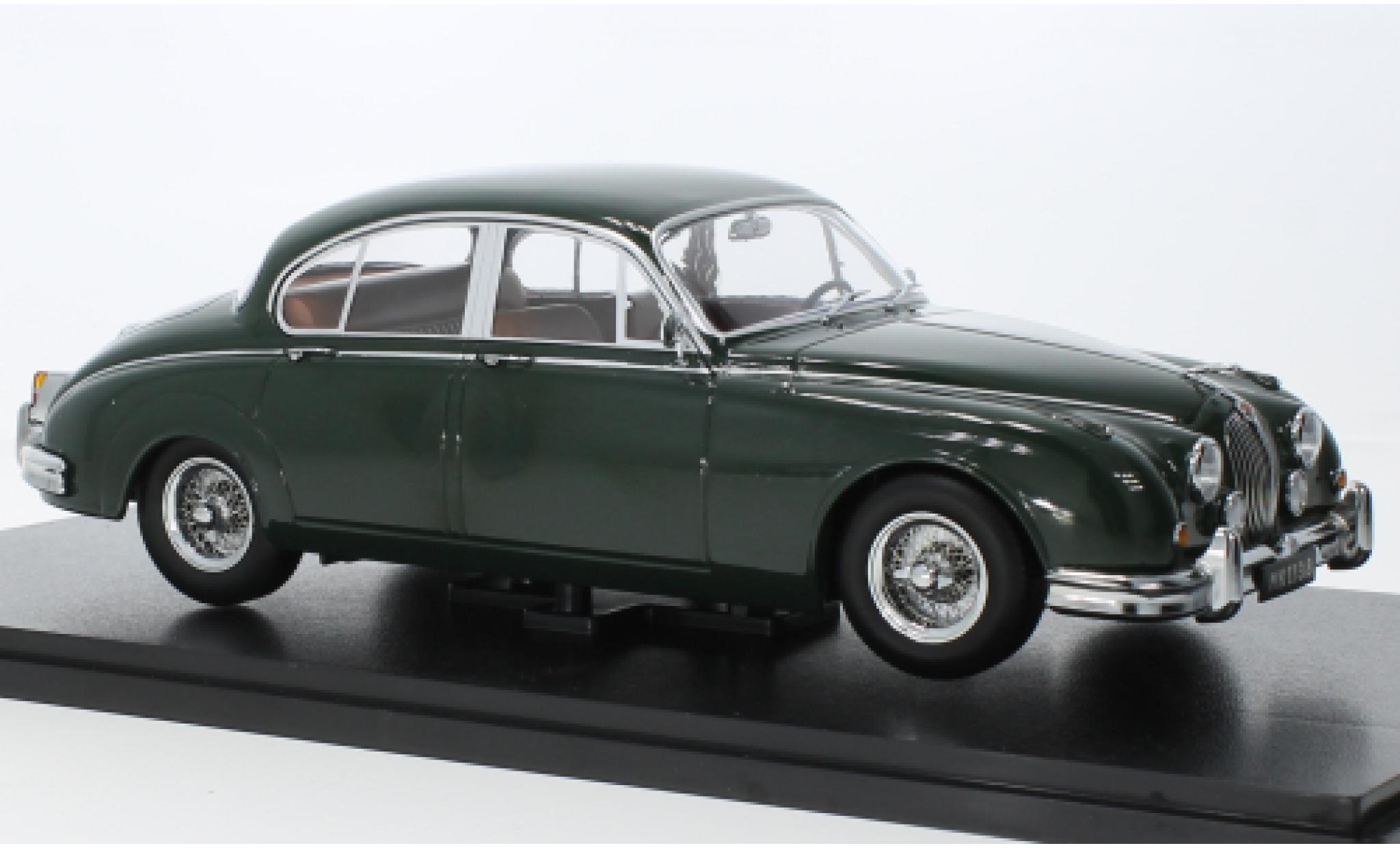 Jaguar MK 1/18 KK Scale II 3.8 groen fonc&eacute; 1959 modelauto
