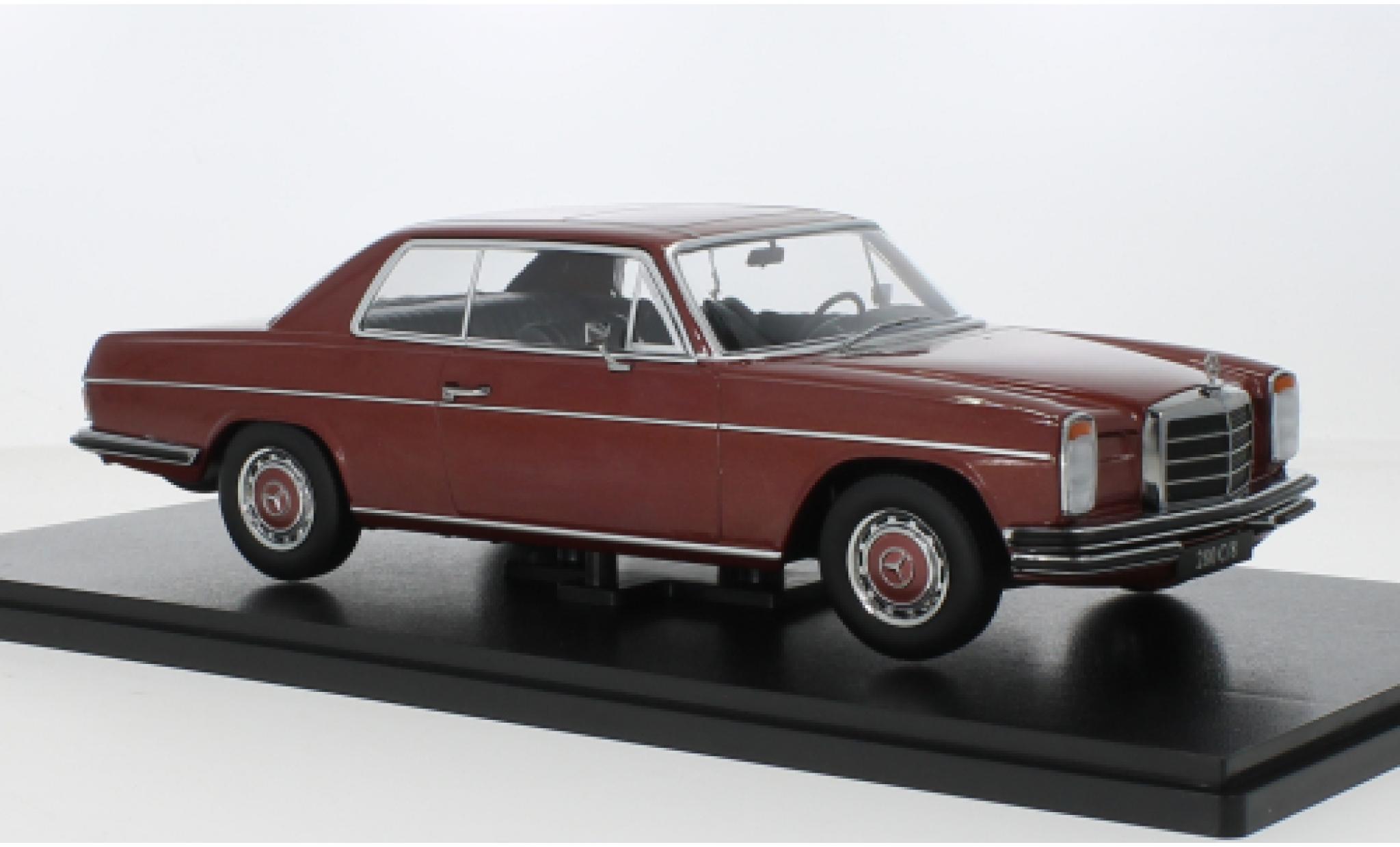 Mercedes 280 1/18 KK Scale C/8 (W114) metallic rood fonc&eacute; 1969 modelauto