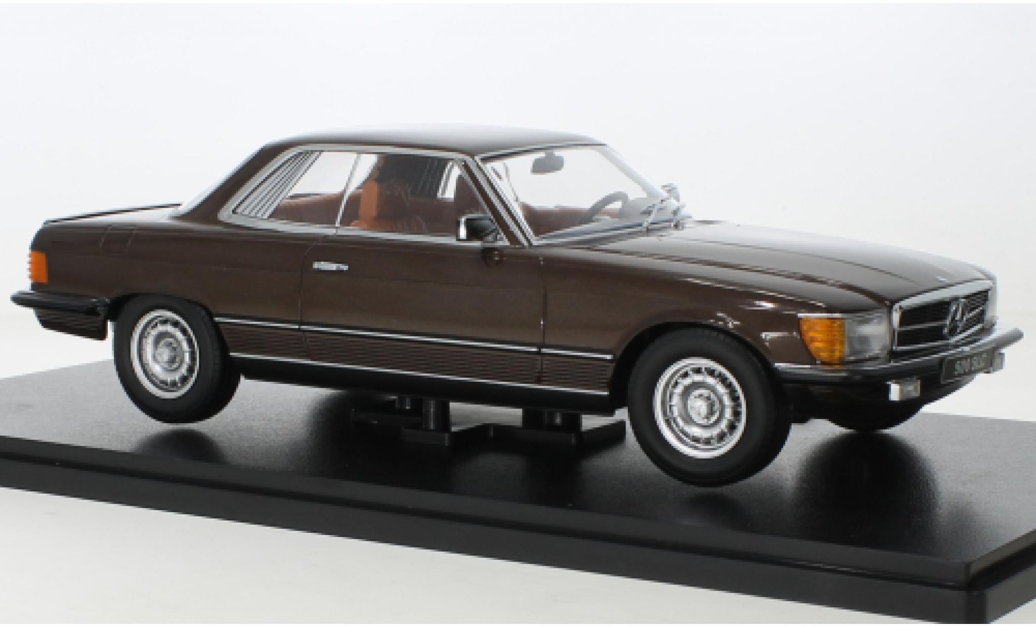 Mercedes 500 1/18 KK Scale SLC (C107) metallic bruin 1981 modelauto