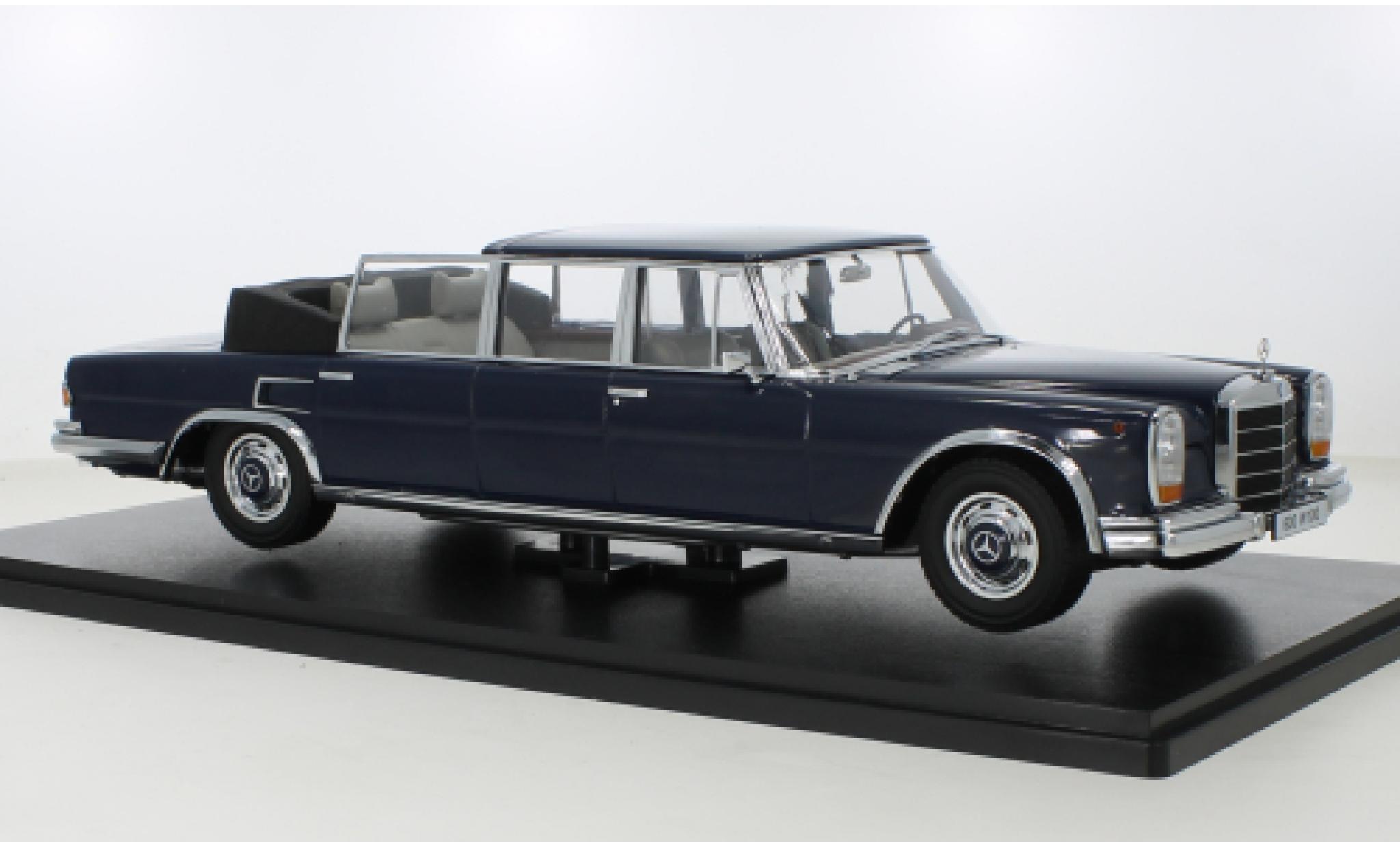Mercedes 600 1/18 KK Scale (W100) Landaulet blauw 1964 modelauto