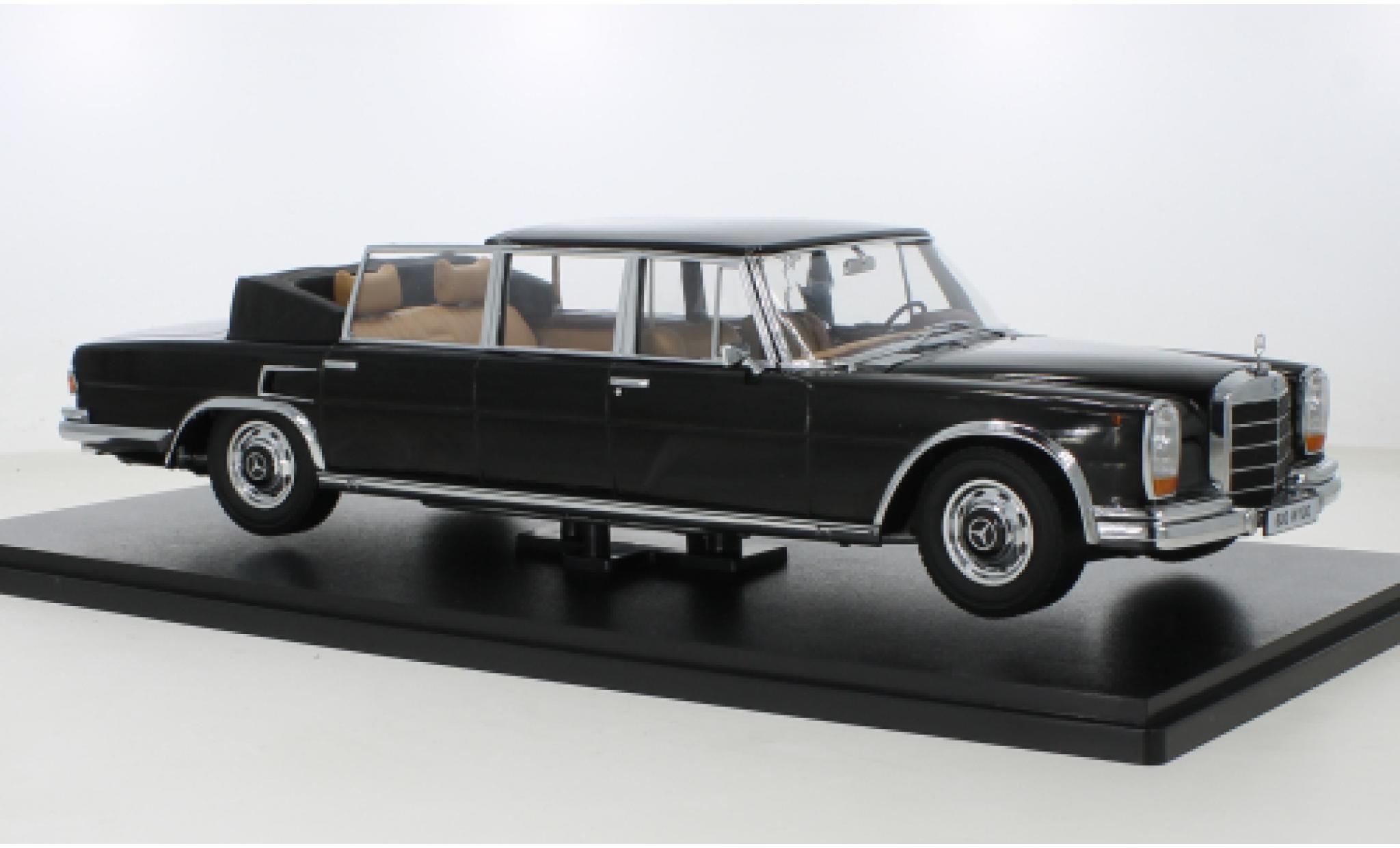 Mercedes 600 1/18 KK Scale (W100) Landaulet zwart 1964 modelauto