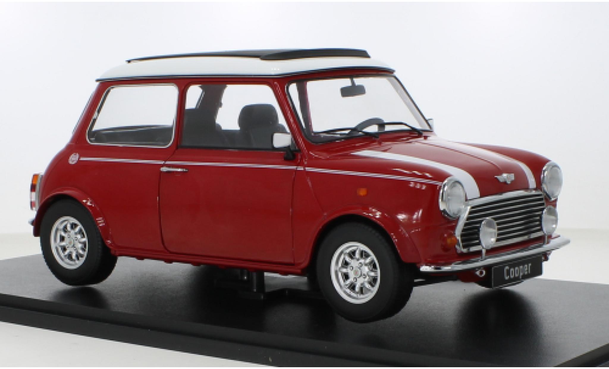 Mini Cooper 1/12 KK Scale rood/wit modelauto