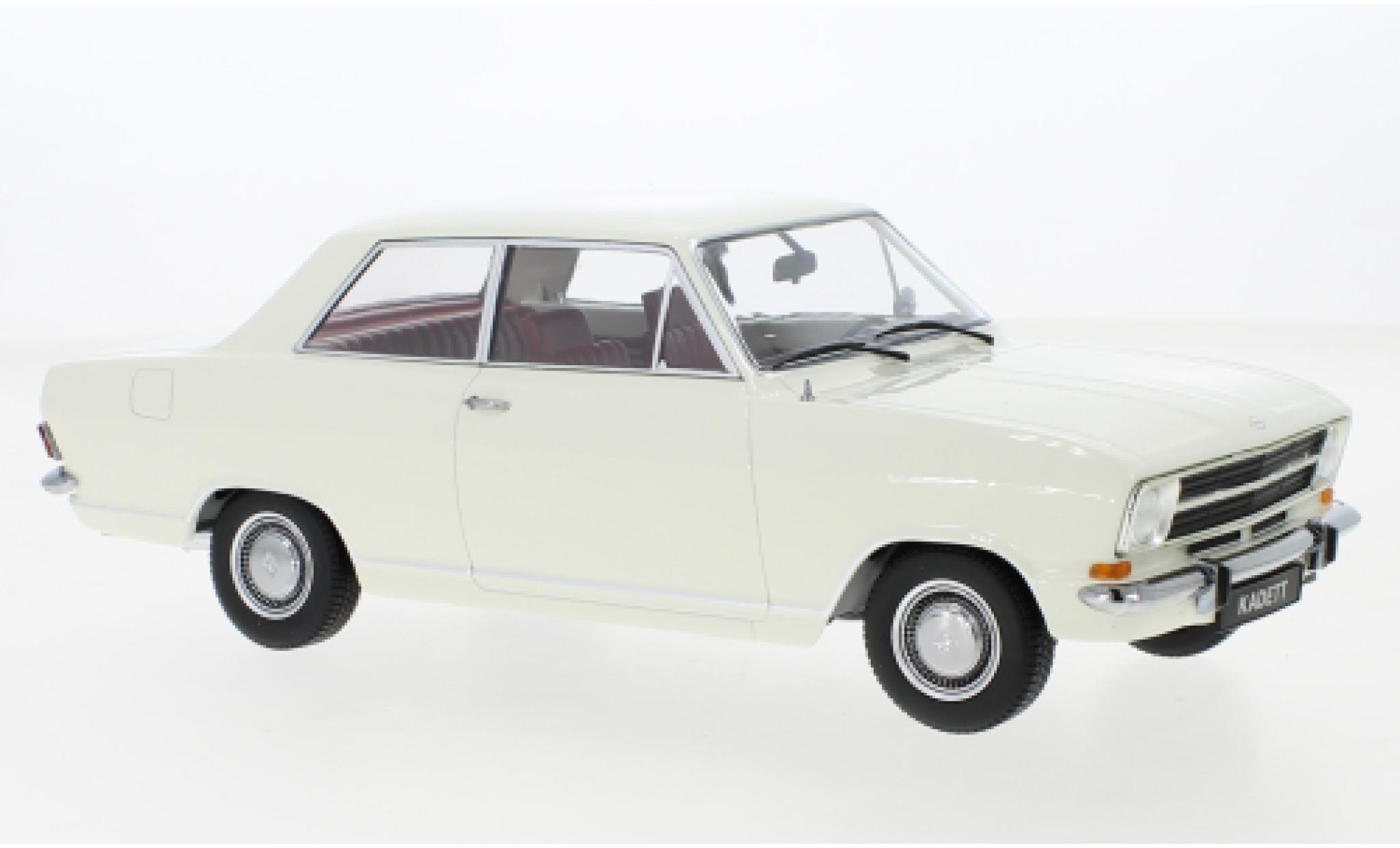 Opel Kadett 1/18 KK Scale B 1.2 wit 1972 modelauto