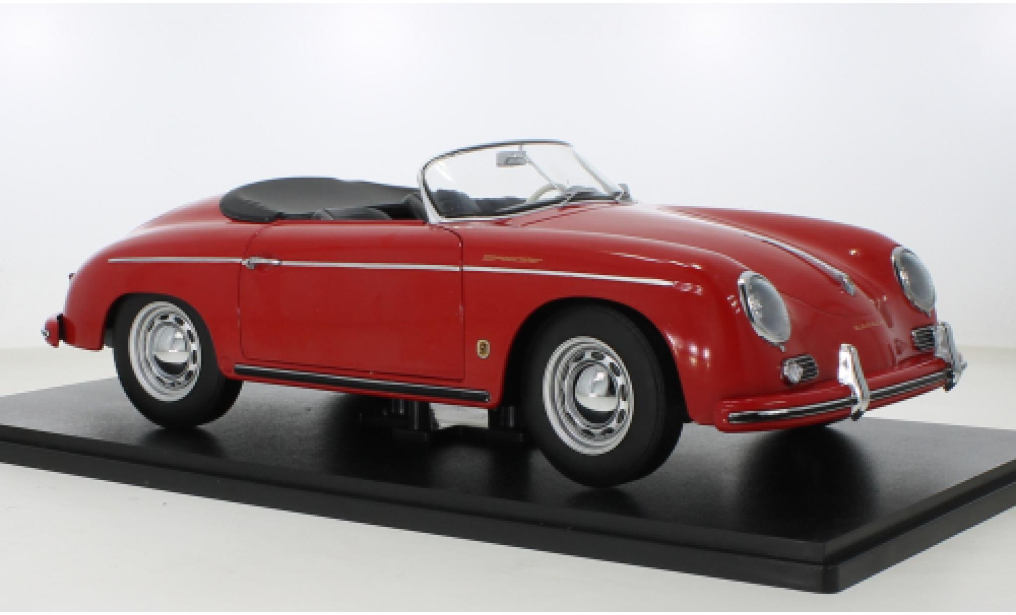 Porsche 356 1/12 KK Scale A Speedster rood 1955 modelauto