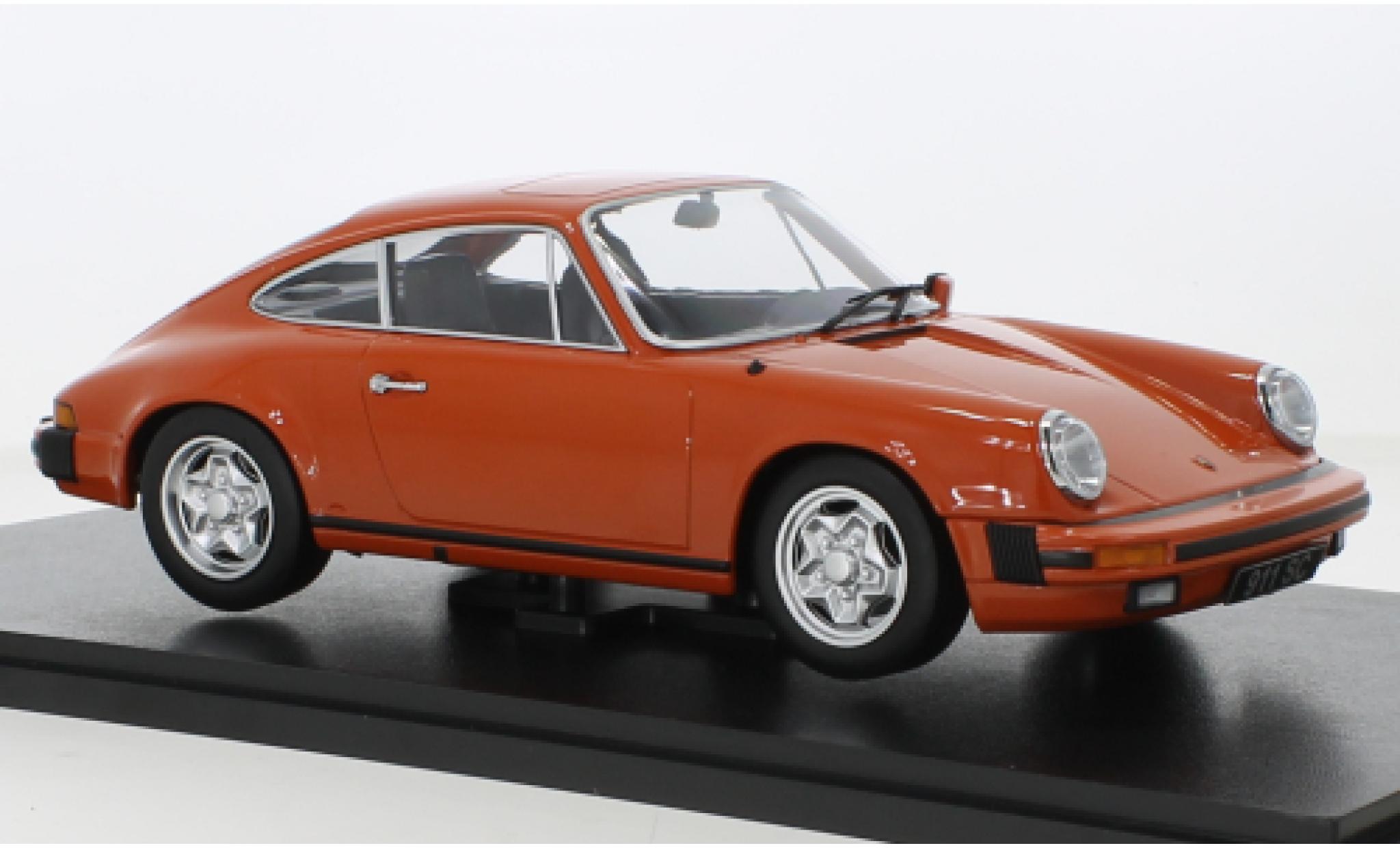 Porsche 930 1/18 KK Scale 911 SC oranje 1978 modelauto