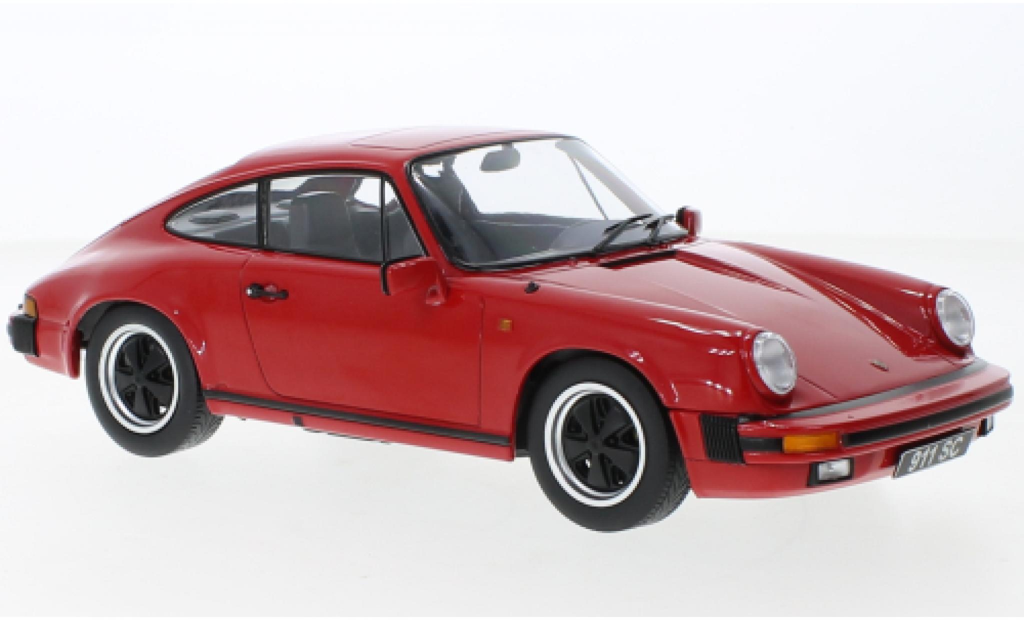 Porsche 930 1/18 KK Scale 911 SC rood 1983 modelauto