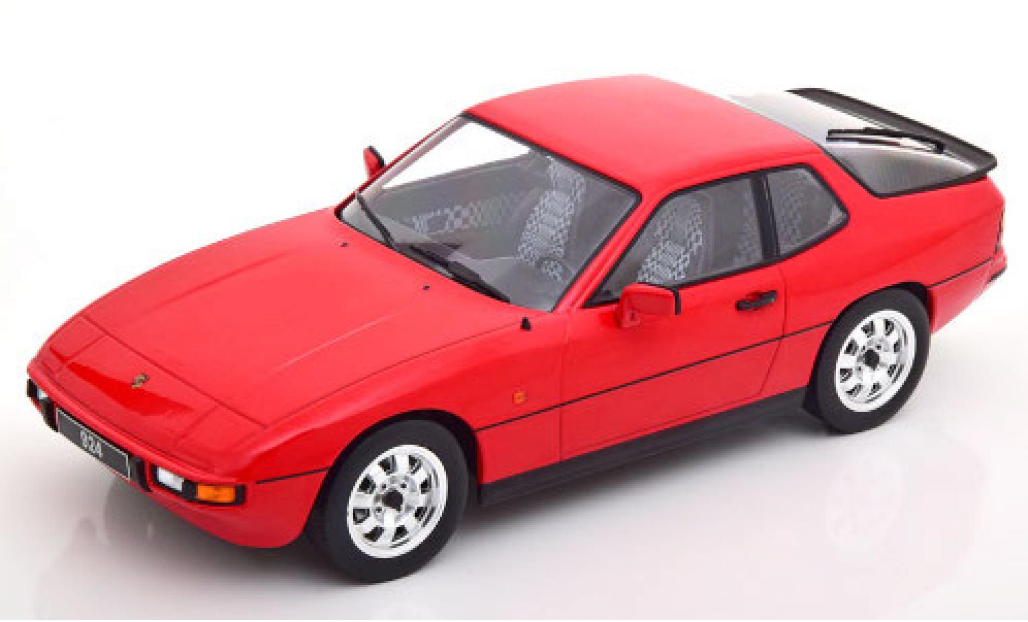 Porsche 924 1/18 KK Scale rood 1985 modelauto
